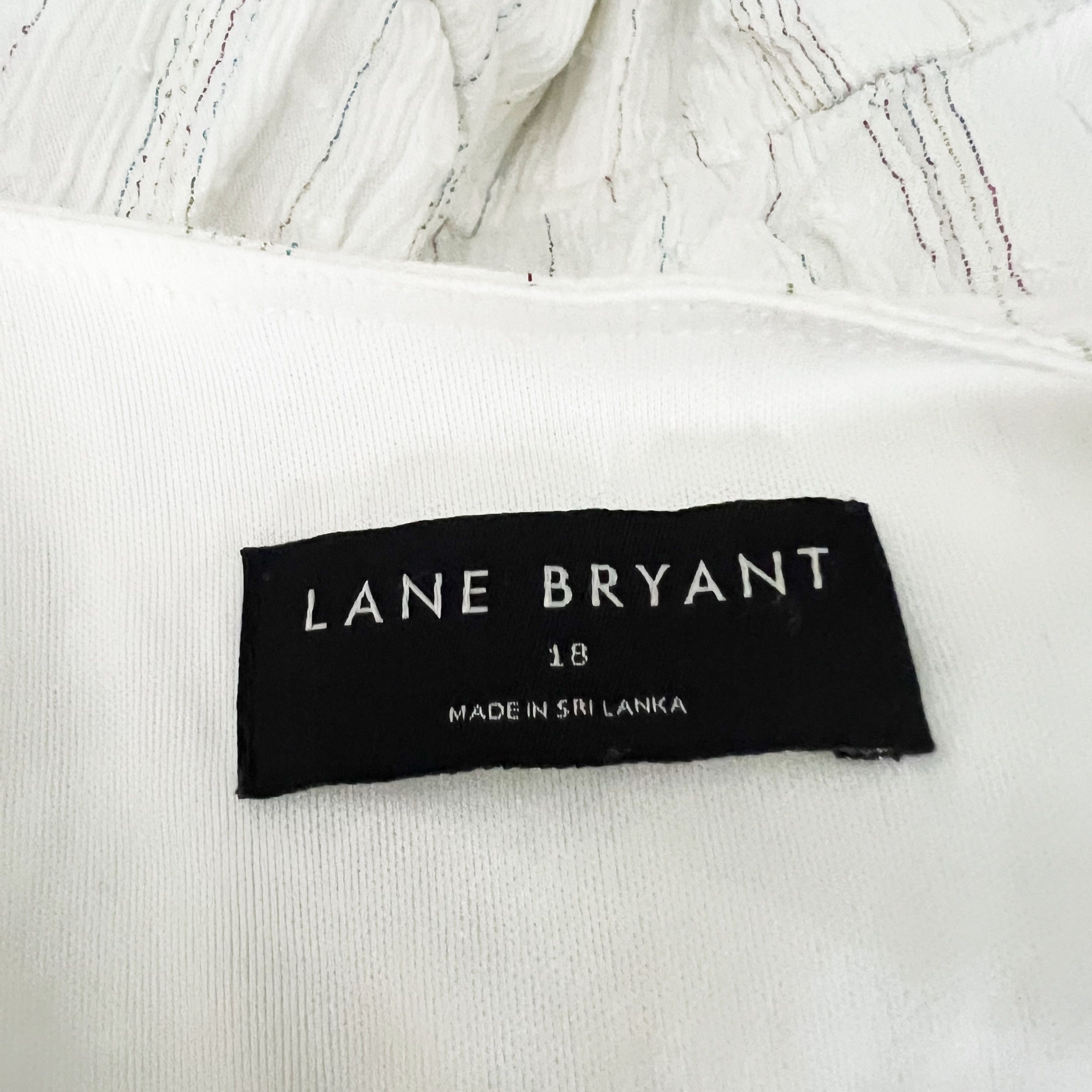 Other Lane Bryant Women's Plus Size Ruffle Sleeve Size XXL / US 16-18 / IT 52-54 - 2 Thumbnail