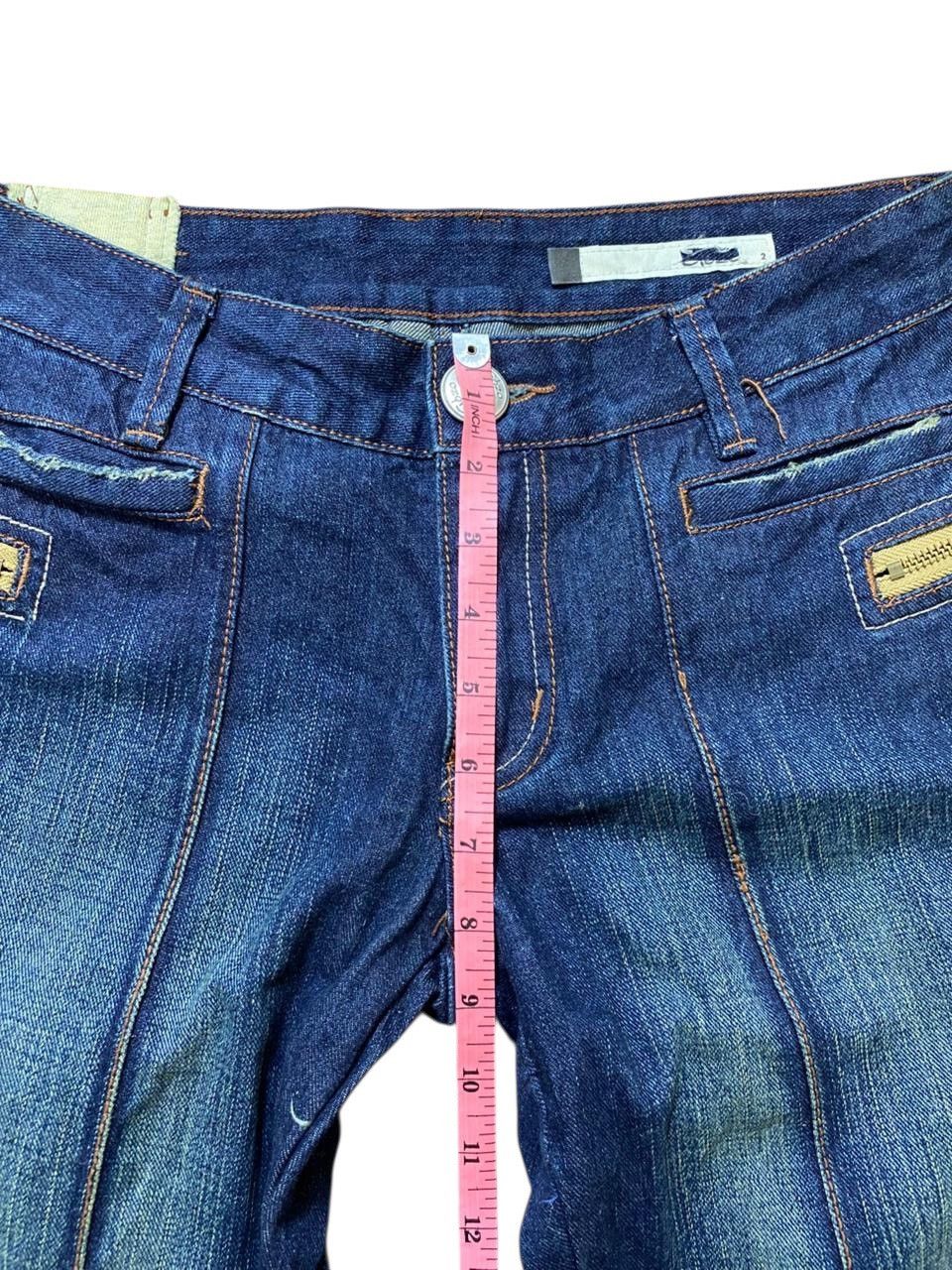 Beauty Beast 2000s Gozo Japanese Lgb Style Multizipper Faded Baggy Jeans Size US 29 - 13 Thumbnail