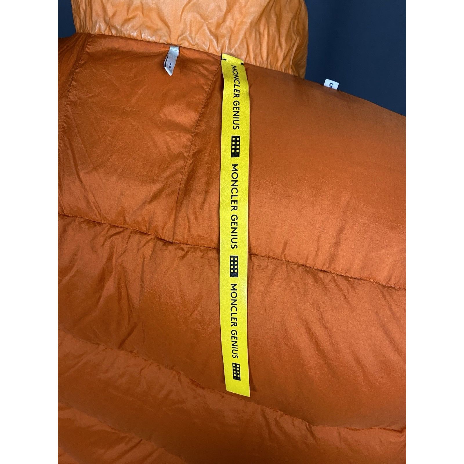 Moncler RARE! Moncler x 1017 ALYX 9SM Deimos Men`s Orange Down Insu Size US L / EU 52-54 / 3 - 15 Thumbnail