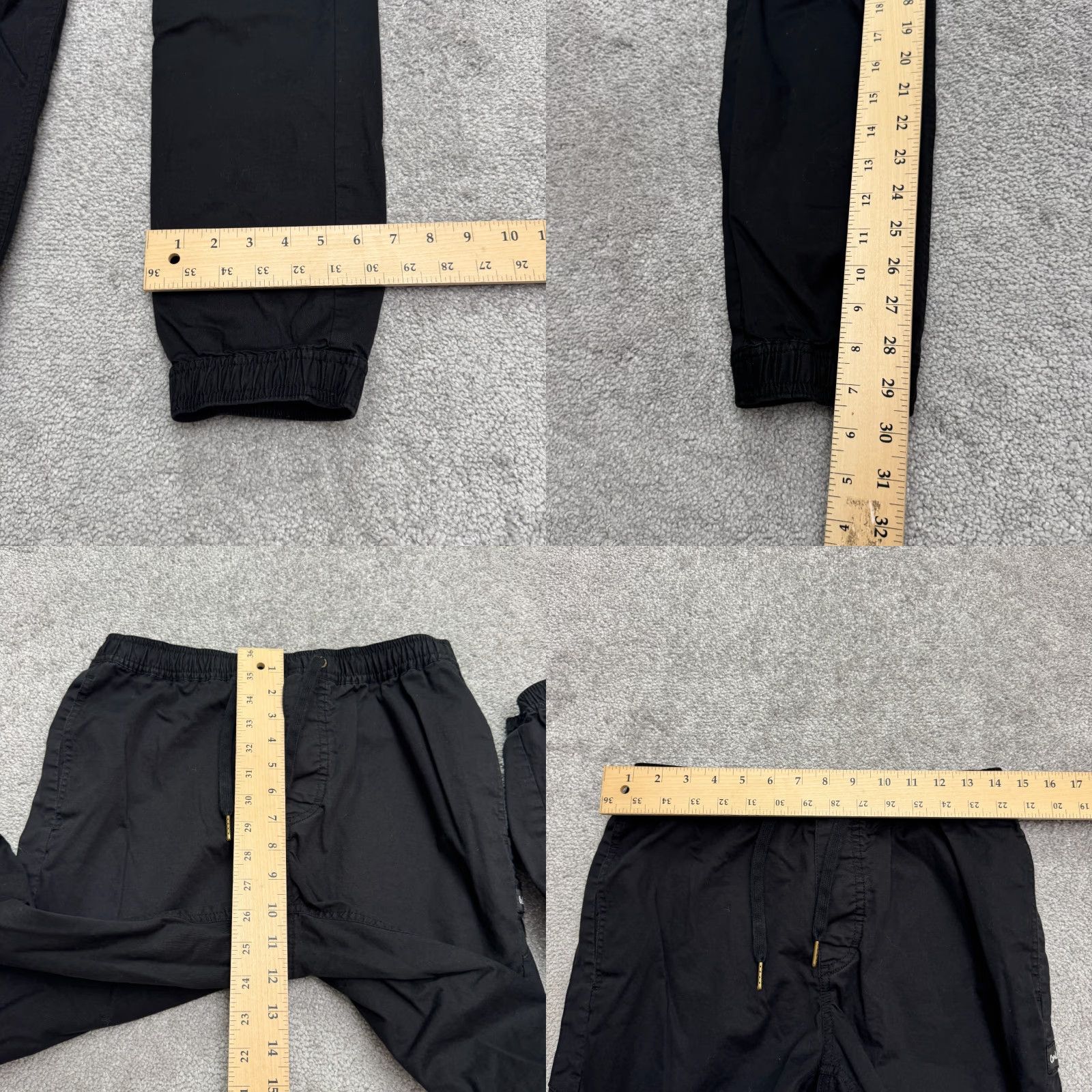 Barney Cools VINTAGE Barney Cools Jogger Pants Men 30 Black Cotton Spandex Tapered Leg Casual Sportswear Size US 30 / EU 46 - 8 Thumbnail