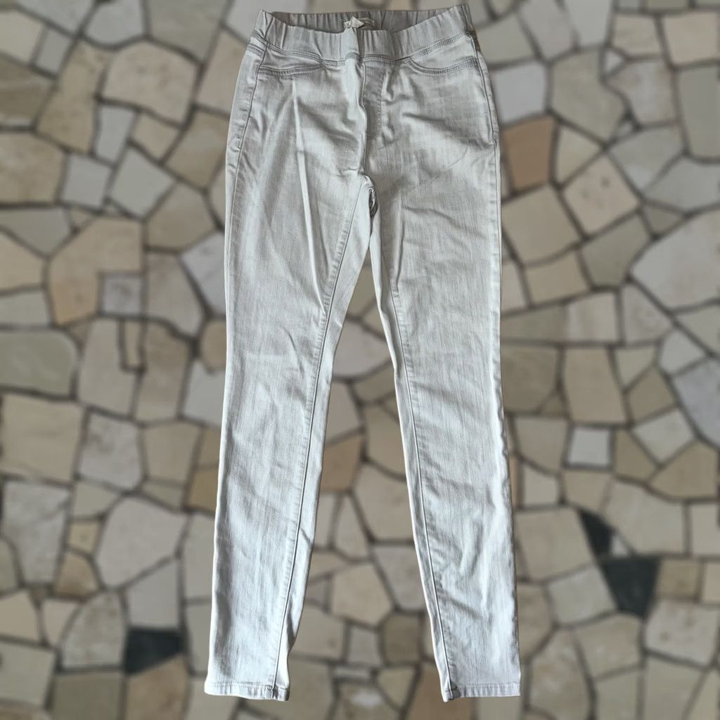 Eileen Fisher Eileen Fisher Pant Women’s 2XS Slim Fit Ankle Stretch Crepe Ivory Size 24" / US 00 / IT 34 - 1 Thumbnail