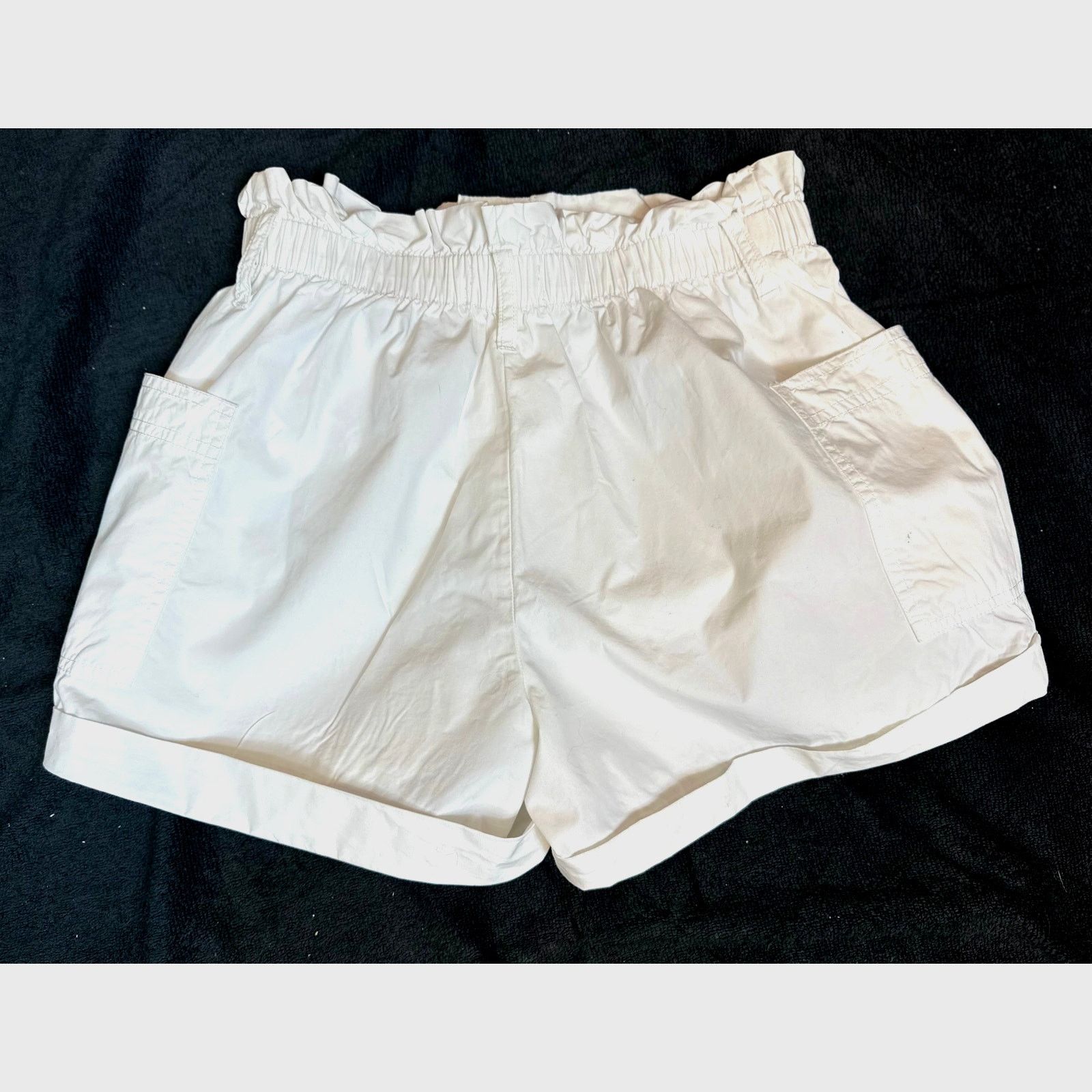 Urban Outfitters Paper Bag Waist Hip Pockets Urban Outfitters Shorts White S Size 27" / US 4 / IT 40 - 6 Thumbnail