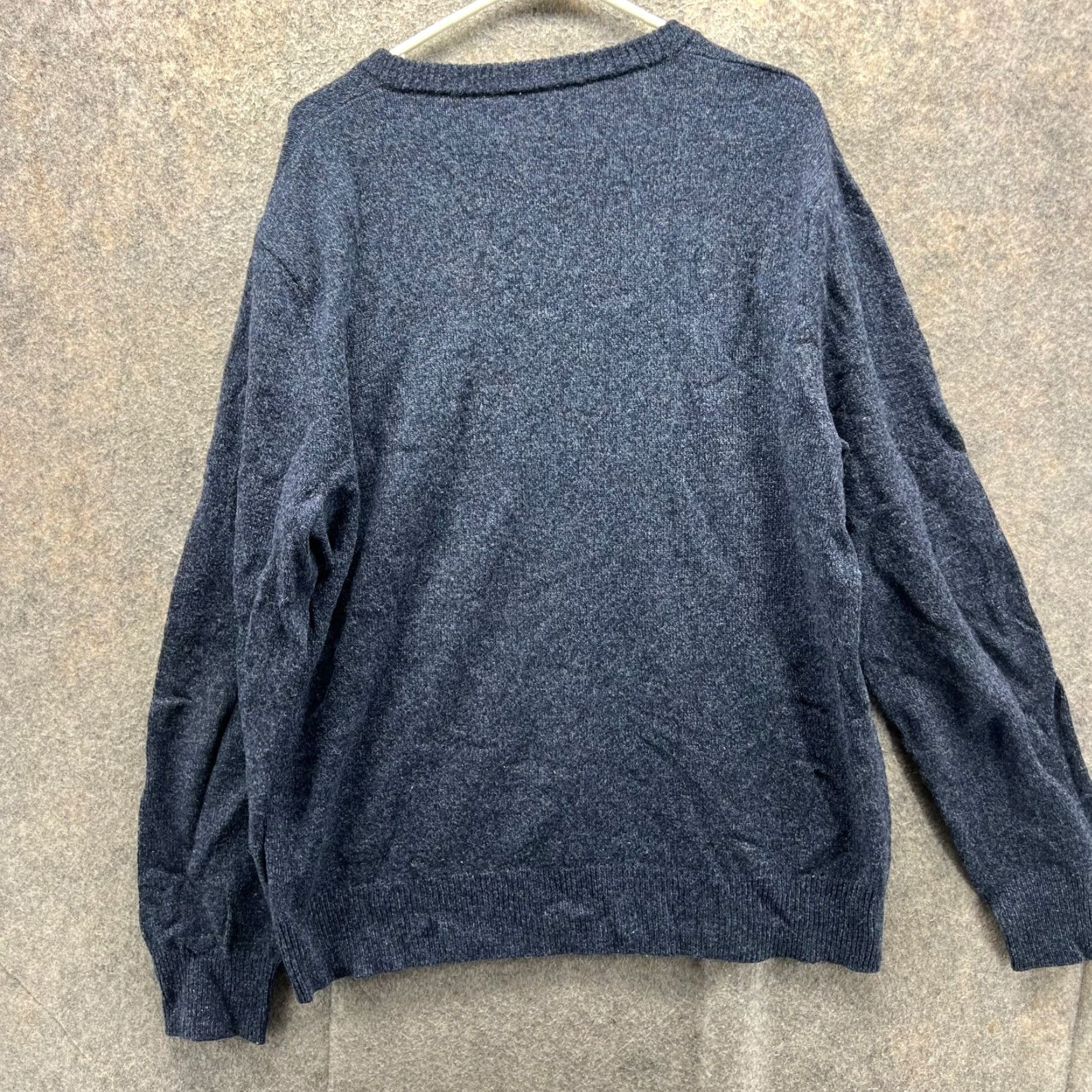 J.Crew VINTAGE J.CREW Sweater Men XLT Blue V Neck Fleece Pullover Wool Relaxed Size US XL / EU 56 / 4 - 2 Thumbnail