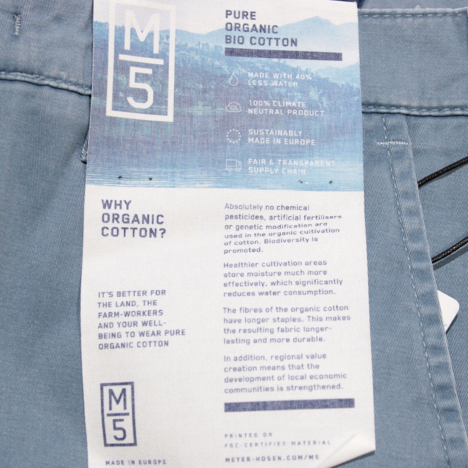 Other Meyer New with tags Chino Size 34 US In Blue Size US 34 / EU 50 - 8 Thumbnail