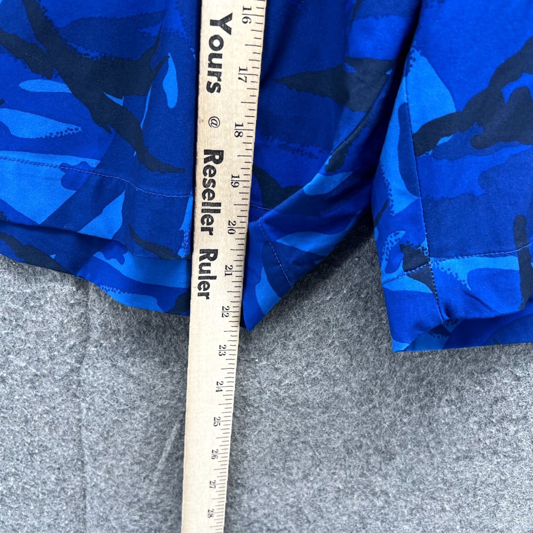 Ralph Lauren Ralph Lauren RLX Shorts Men 40 Blue Camo Performance Golf Activewear Athletic Shirt/Hoodie? Size US 40 / EU 56 - 4 Thumbnail