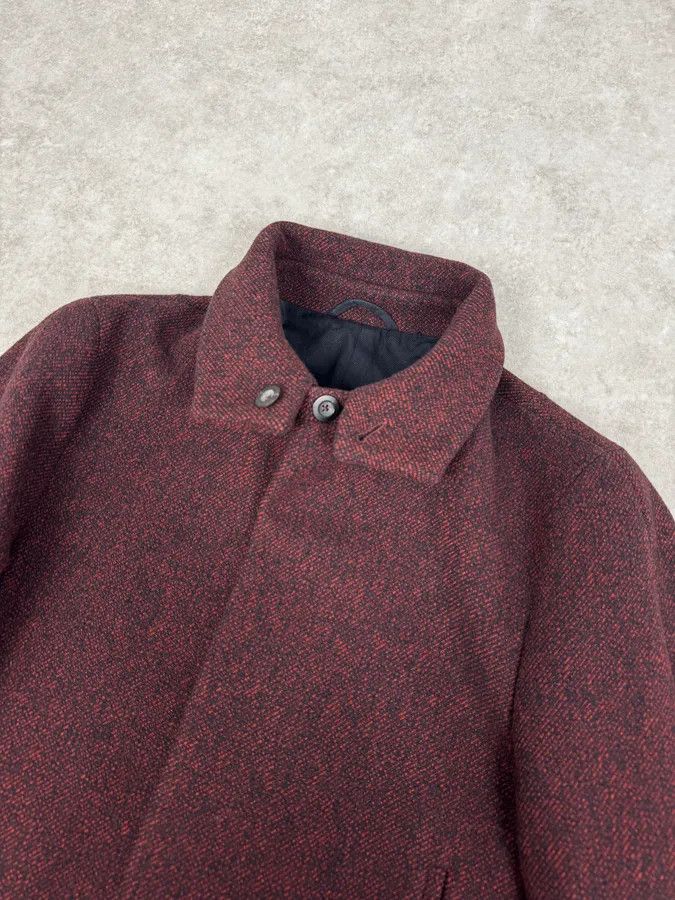 Jil Sander AW2010 Jil Sander Dark Red Tweed Wool Jacket by Raf Simons Size 40R - 5 Thumbnail