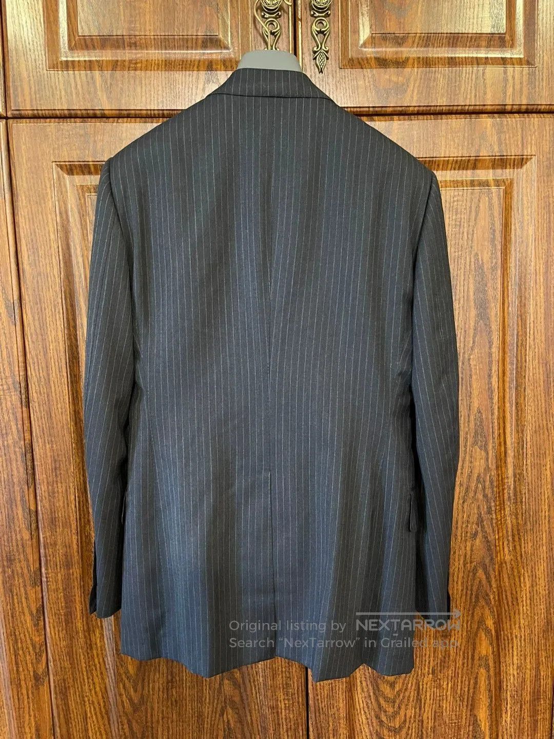 Tom Ford Gray Pinstripe Tailored Suit Jacket. Size US M / EU 48-50 / 2 - 2 Thumbnail