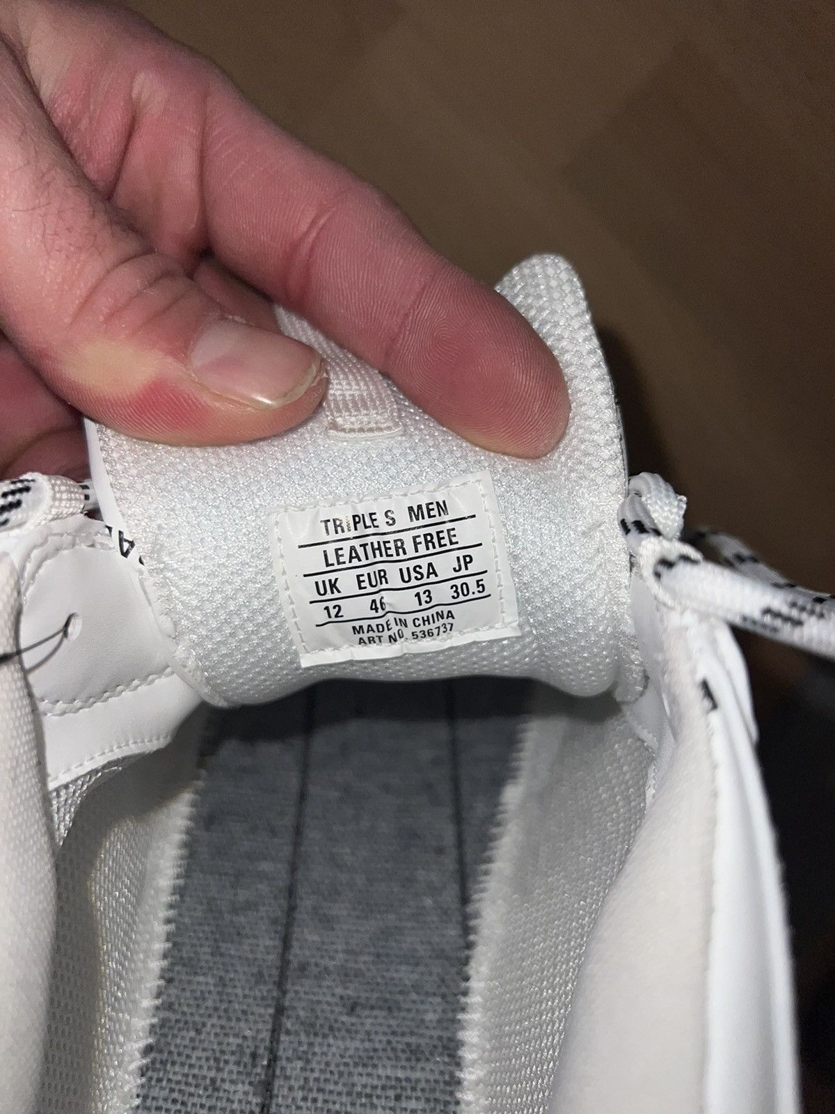 Balenciaga Balenciaga Triple S Size US 12 / EU 45 - 10 Thumbnail