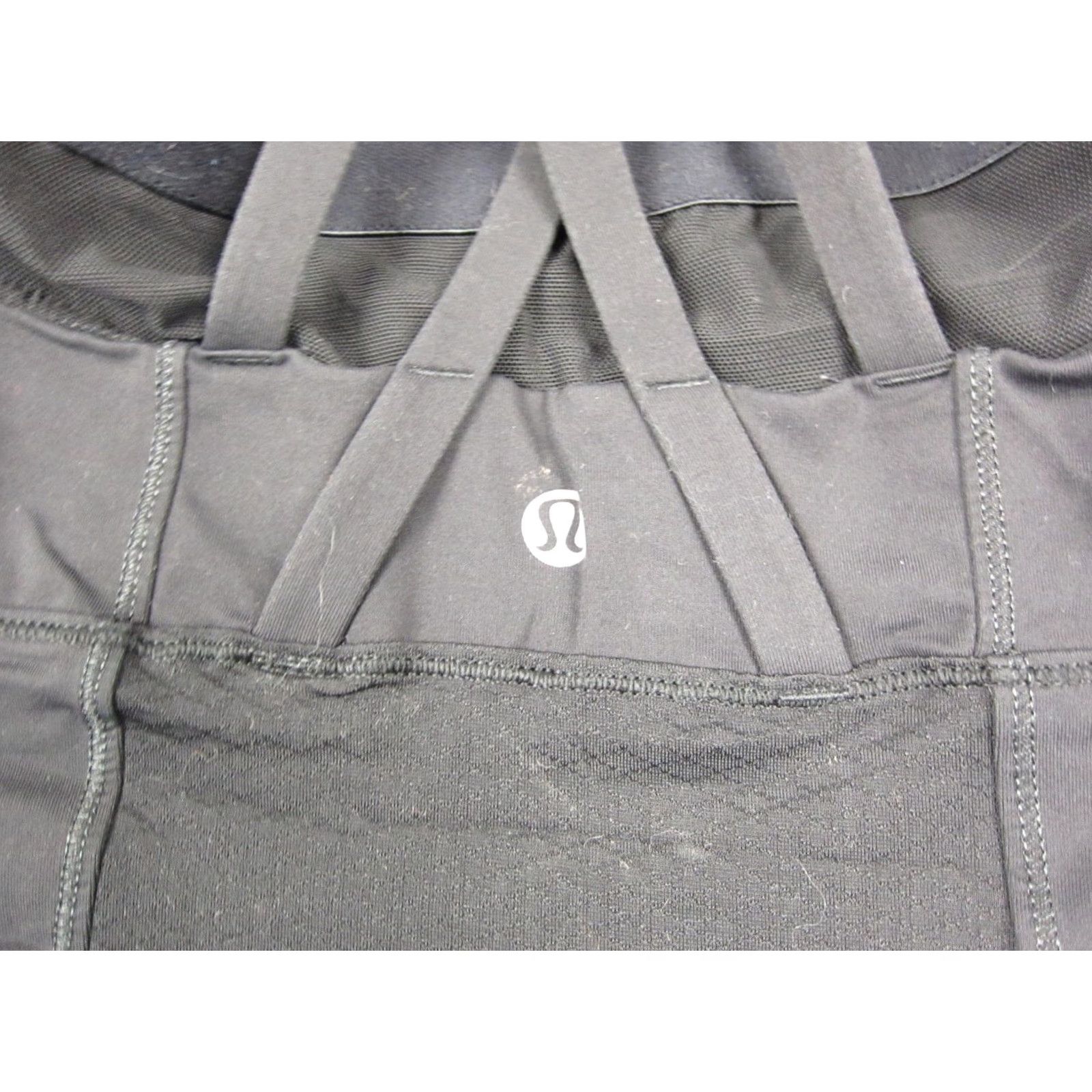 Lululemon Lululemon Shirt Womens 6 Black Energy Double Criss Cross Tank Top Yoga Athletic Size M / US 6-8 / IT 42-44 - 4 Thumbnail