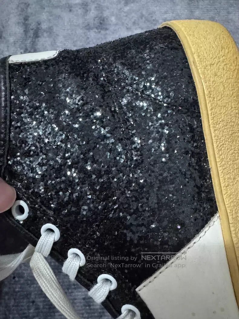 Saint Laurent Paris Saint Laurent Paris Black Scale Patch Cowhide High-Top Can Size US 9 / EU 42 - 7 Thumbnail