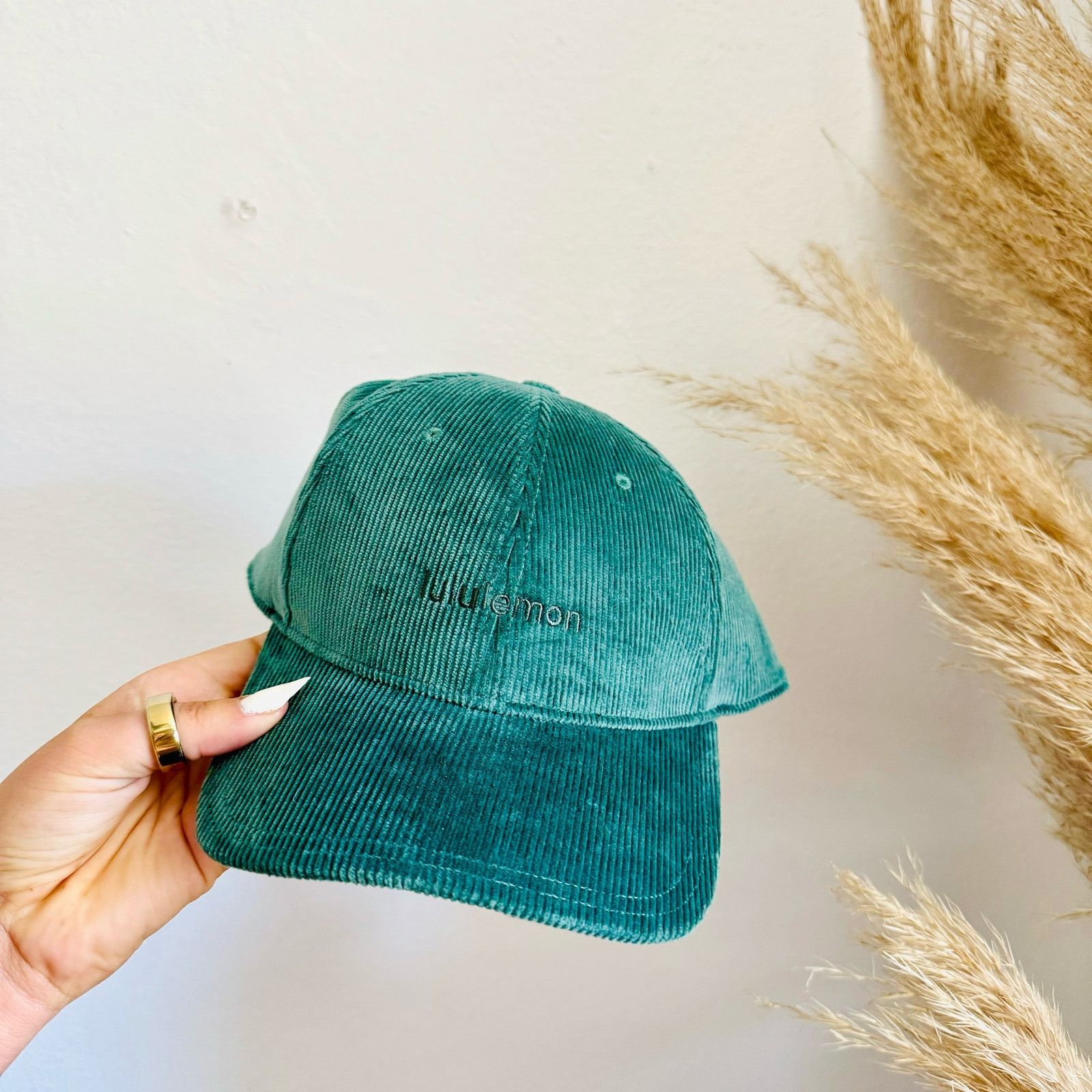 Lululemon NEW LULULEMON Turqouise Corduroy Adjustable Hat Baseball Cap Size ONE SIZE - 6 Thumbnail