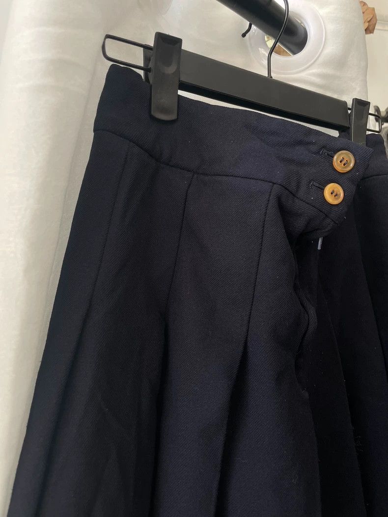 Comme des Garcons Comme des Garçons size xs Blue polyester pleated skirt Size 24" / US 00 / IT 34 - 2 Thumbnail