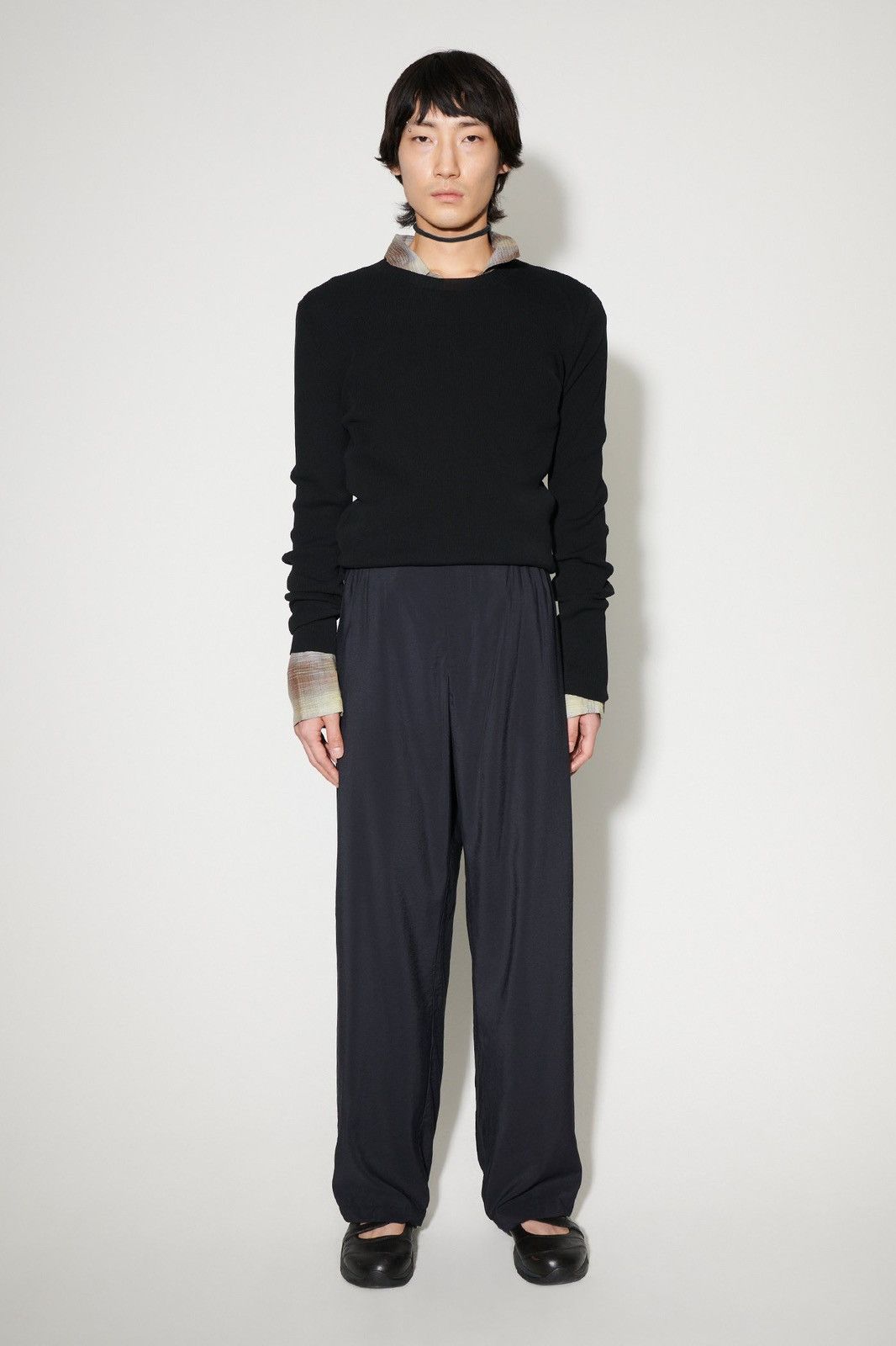 Our Legacy Black Nylon Wide Leg ‘Luft’ Pants Size US 32 / EU 48 - 1 Thumbnail