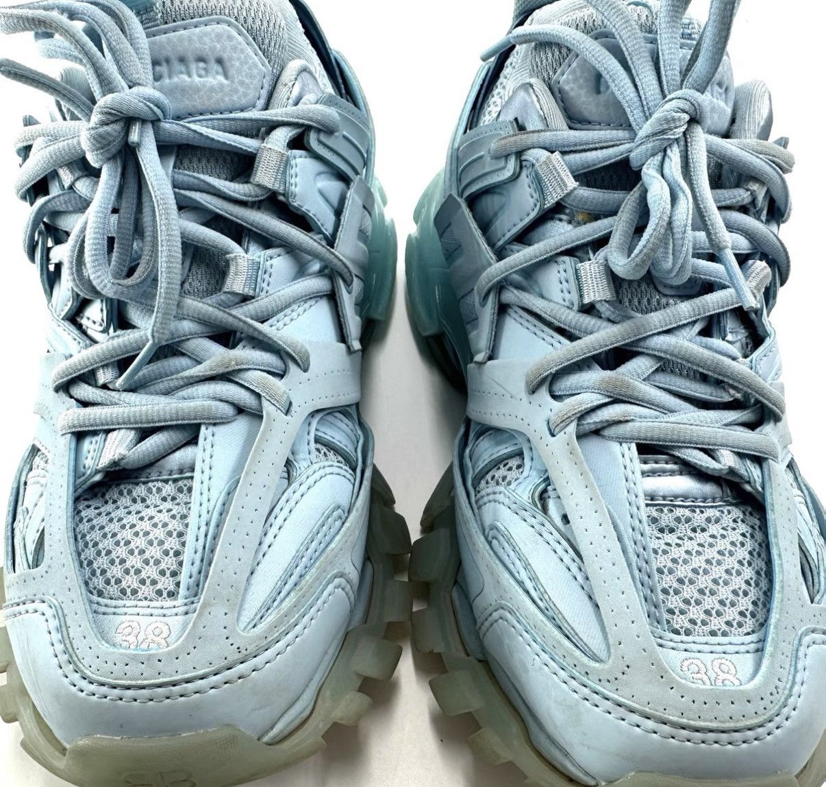 Balenciaga Balenciaga Track Ice Blue Dad Sneakers K12 Size US 8 / IT 38 - 8 Thumbnail