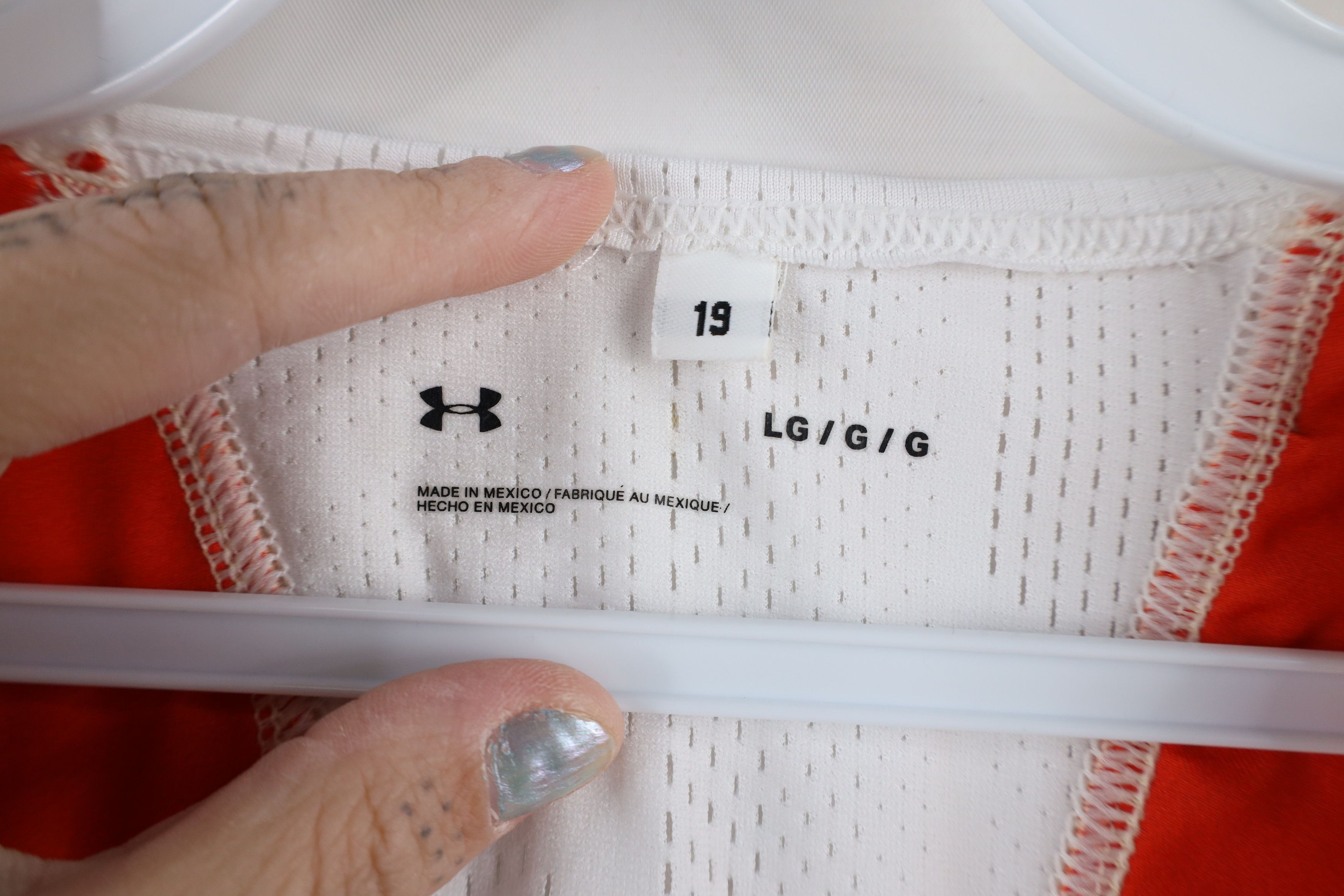 Under Armour × Vintage New Under Armour University Track & Field Jersey Singlet Size US L / EU 52-54 / 3 - 8 Thumbnail