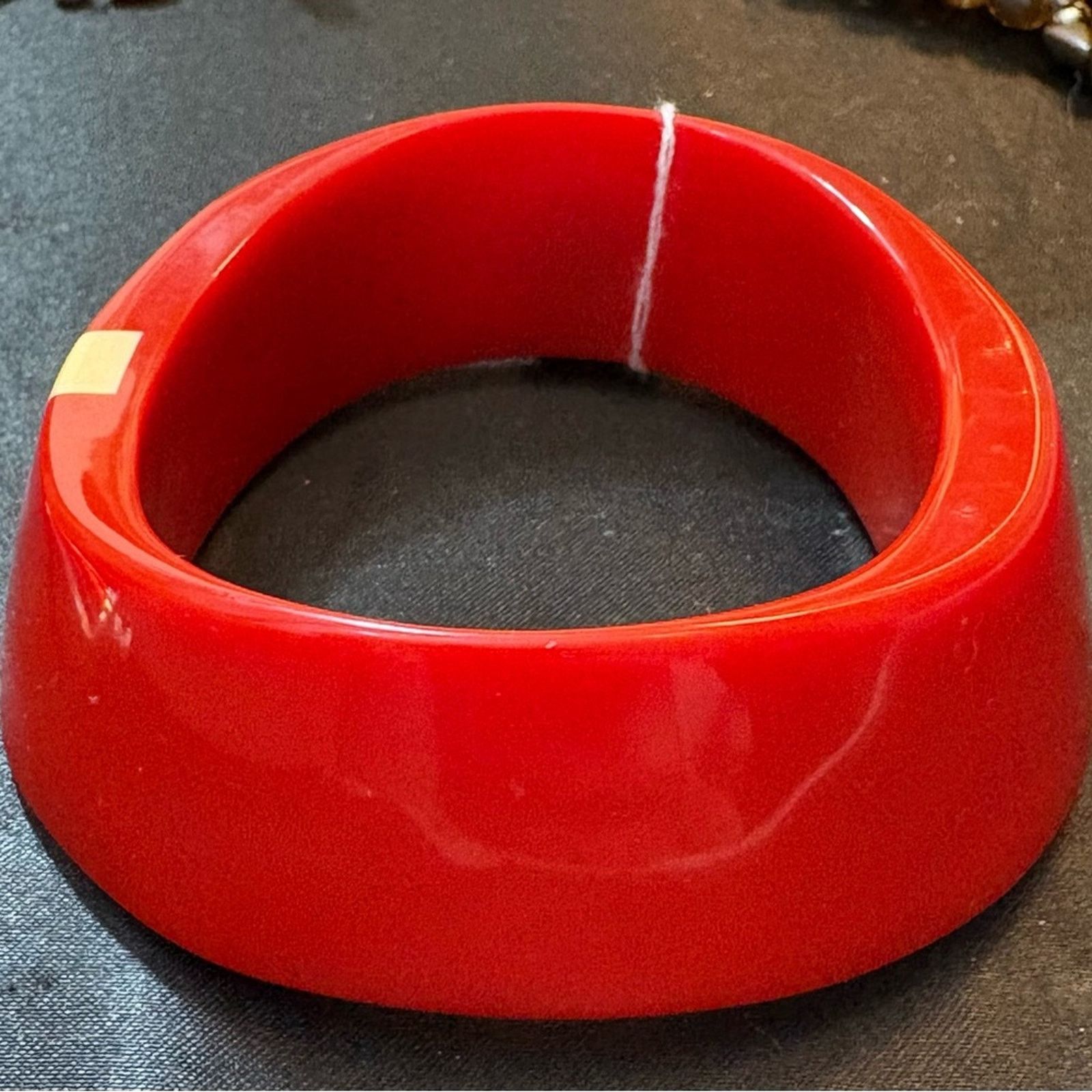 Monet Vintage RARE MONET Red 1984 bangle Size 7.25" Size ONE SIZE - 5 Thumbnail