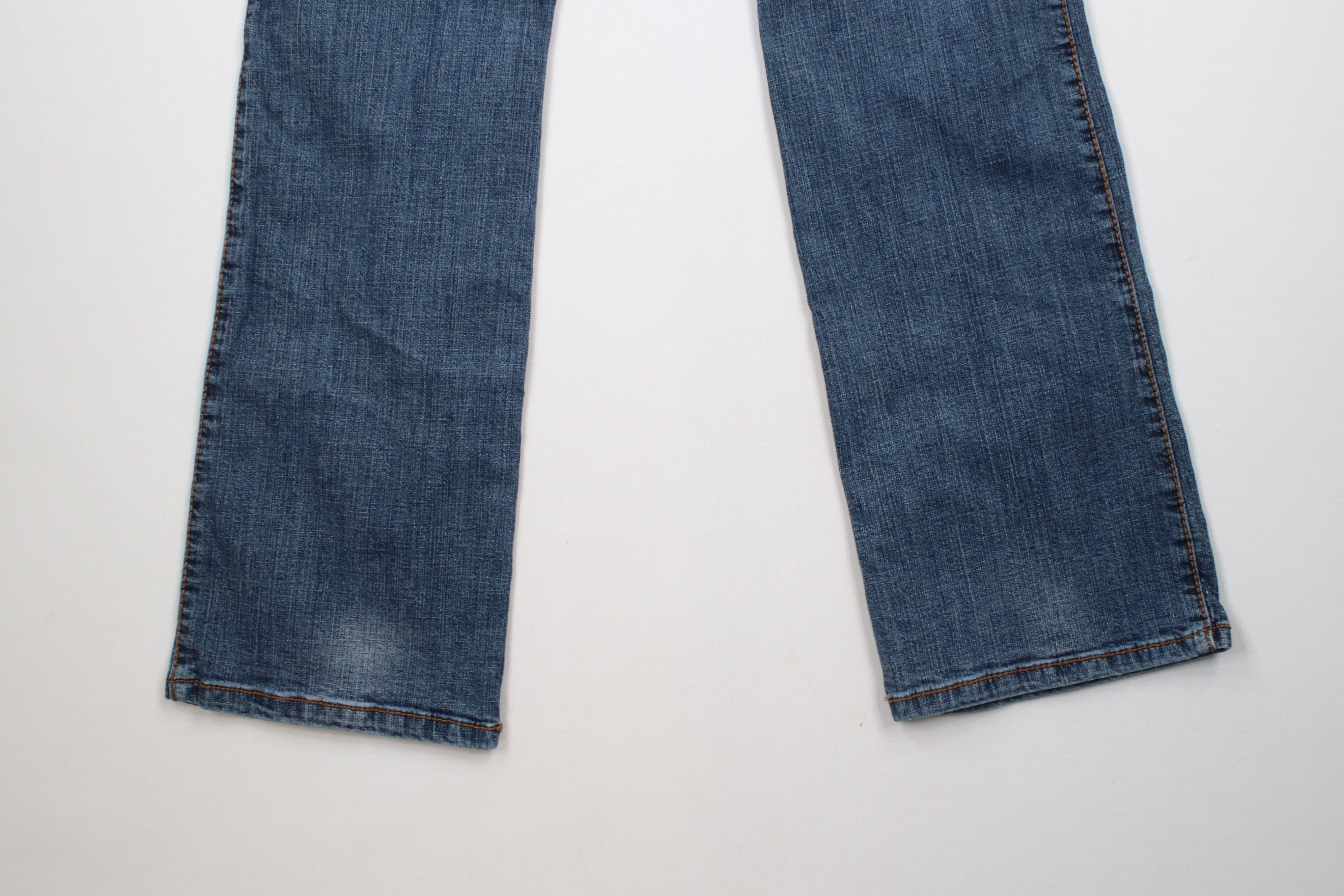 Vintage Vintage Y2K Streetwear Stretch Flared Denim Jeans Blue Size 28" / US 6 / IT 42 - 12 Thumbnail