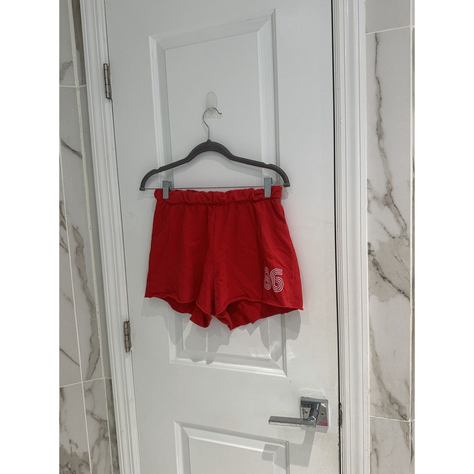 Primark Primark Women’s Red Shorts Elasticated Waist Size Small Size 26" / US 2 / IT 38 - 1 Thumbnail