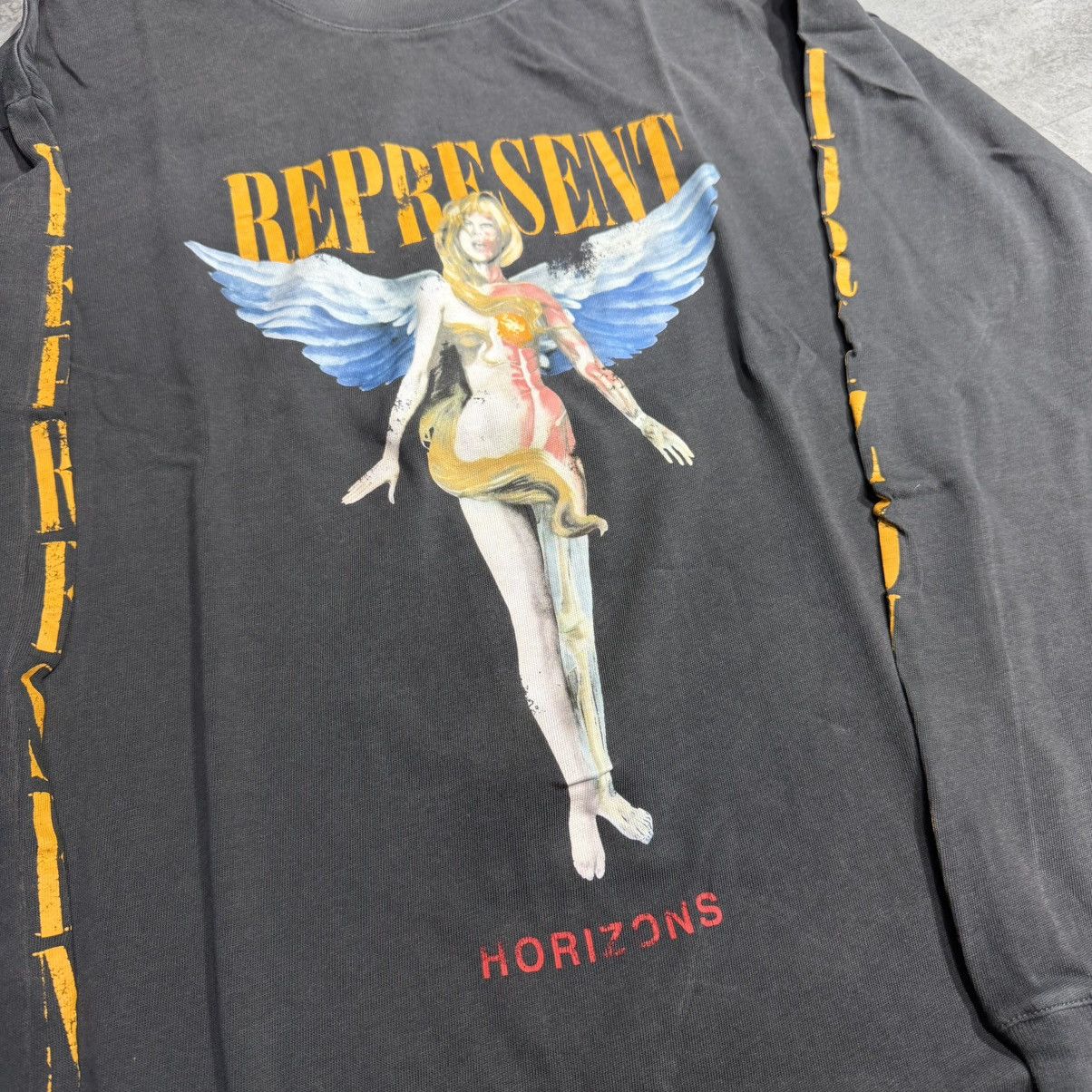 Represent Clo. Represent Rebron Long Sleeve T-Shirt Size US M / EU 48-50 / 2 - 2 Thumbnail
