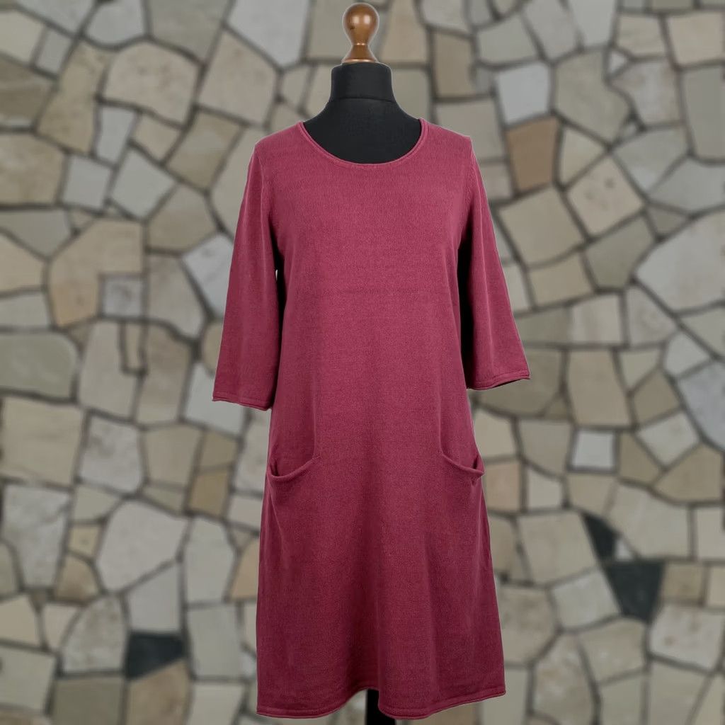 Vintage Gudrun Sjoden womens linen blend Multicoloured Midi Dress Size M Size M / US 6-8 / IT 42-44 - 1 Thumbnail