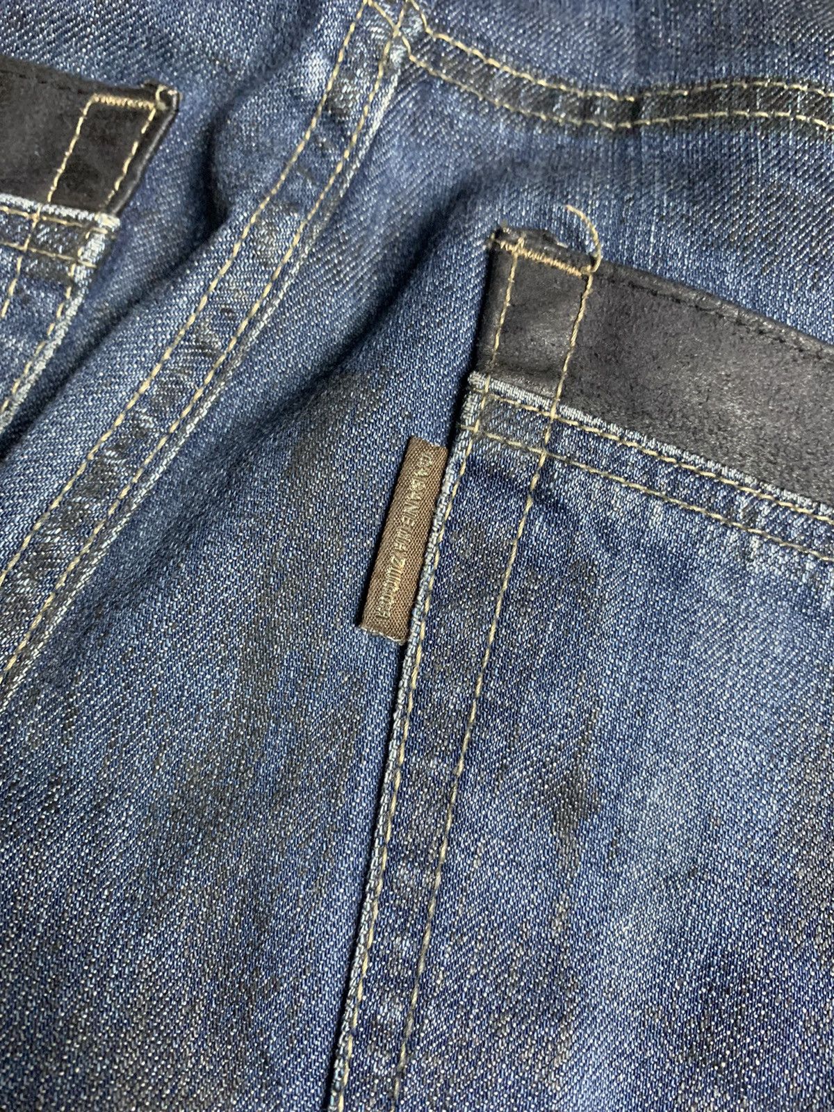 Issey Miyake 2000s Cabane de Zucca Overdyed Denim Size US 30 / EU 46 - 12 Thumbnail