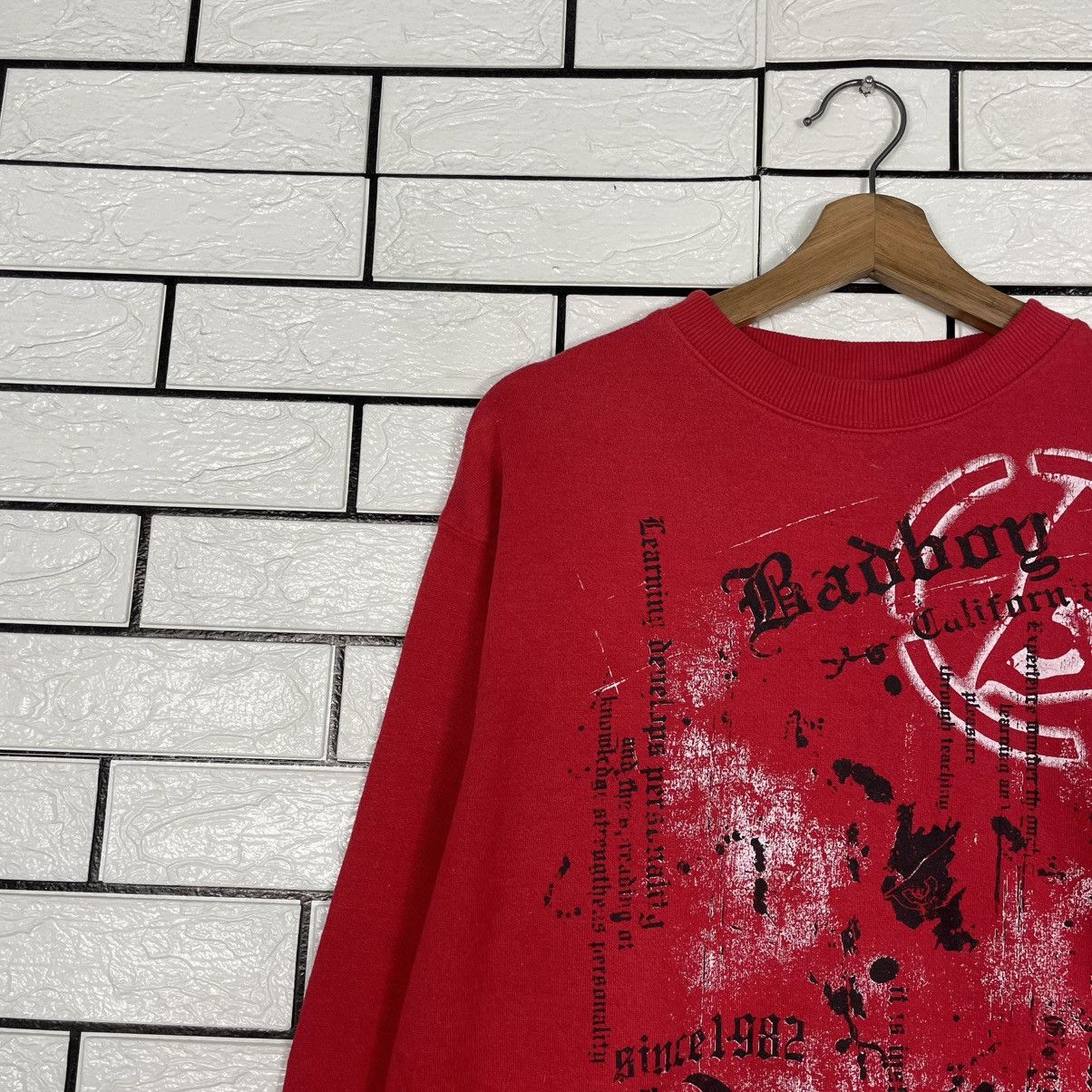 Japanese Brand Bad Boy Big Print Red Sweatshirt Size US M / EU 48-50 / 2 - 6 Thumbnail