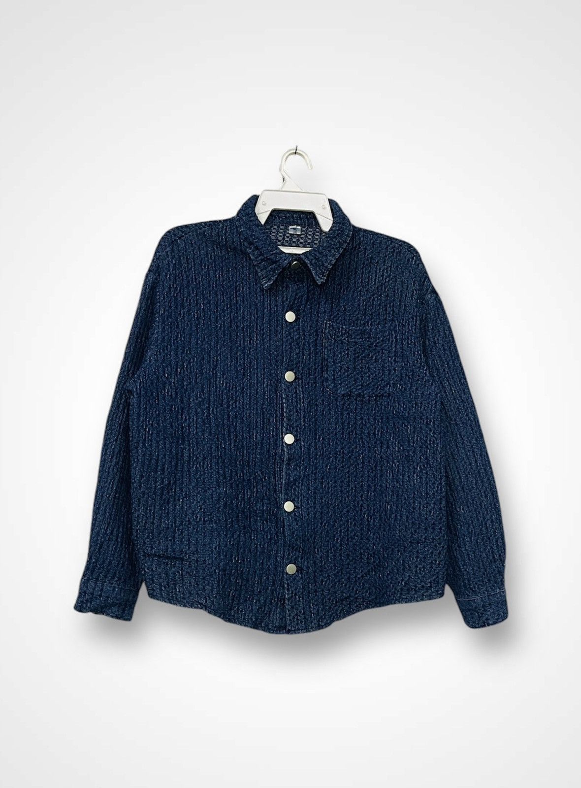 The Unbranded Brand Mi Han Button Up Tweed Jacket (07) Size US L / EU 52-54 / 3 - 1 Thumbnail