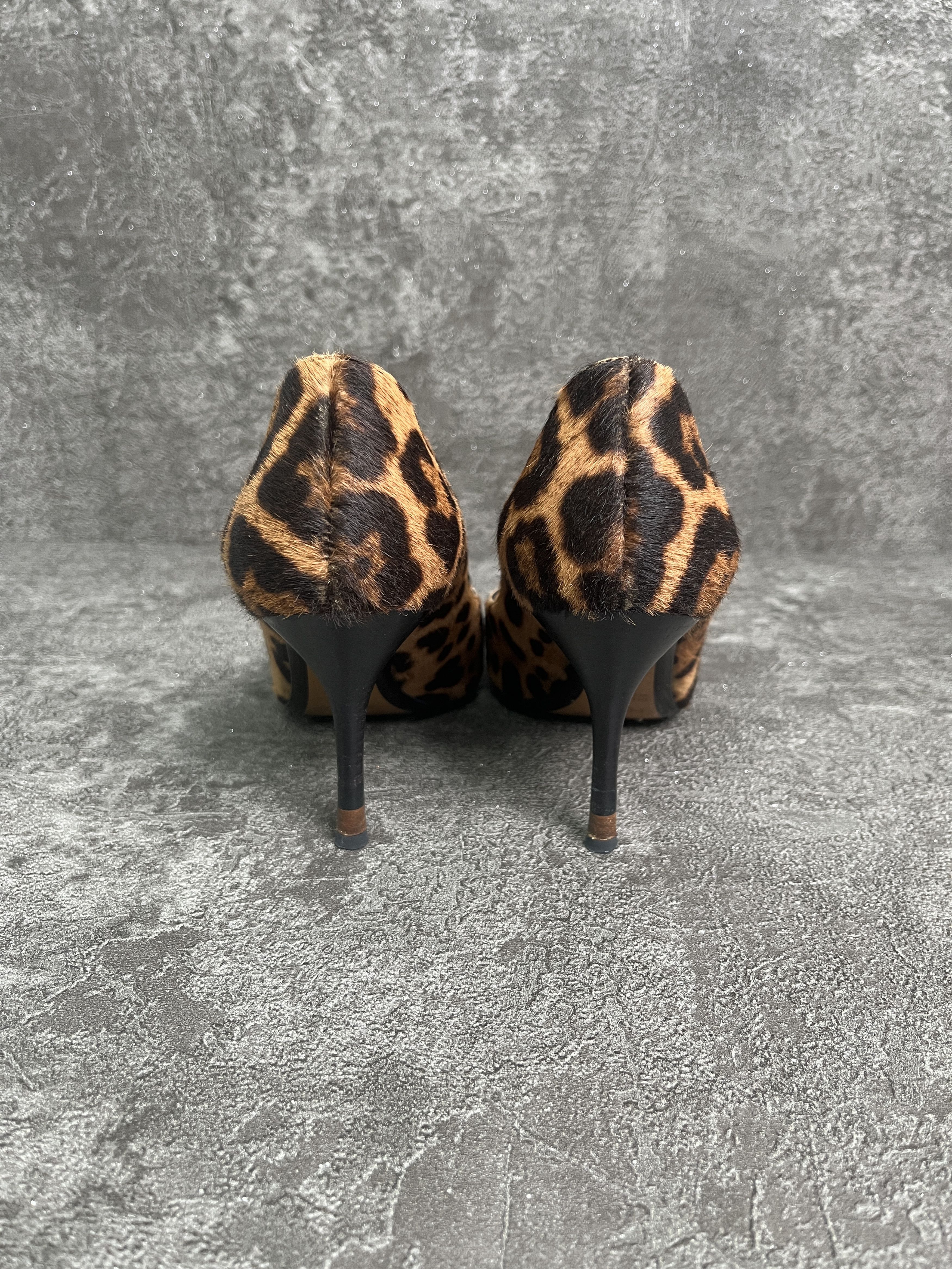 Fendi Fendi Brown Leopard Print Pumps Size US 6 / IT 36 - 4 Thumbnail