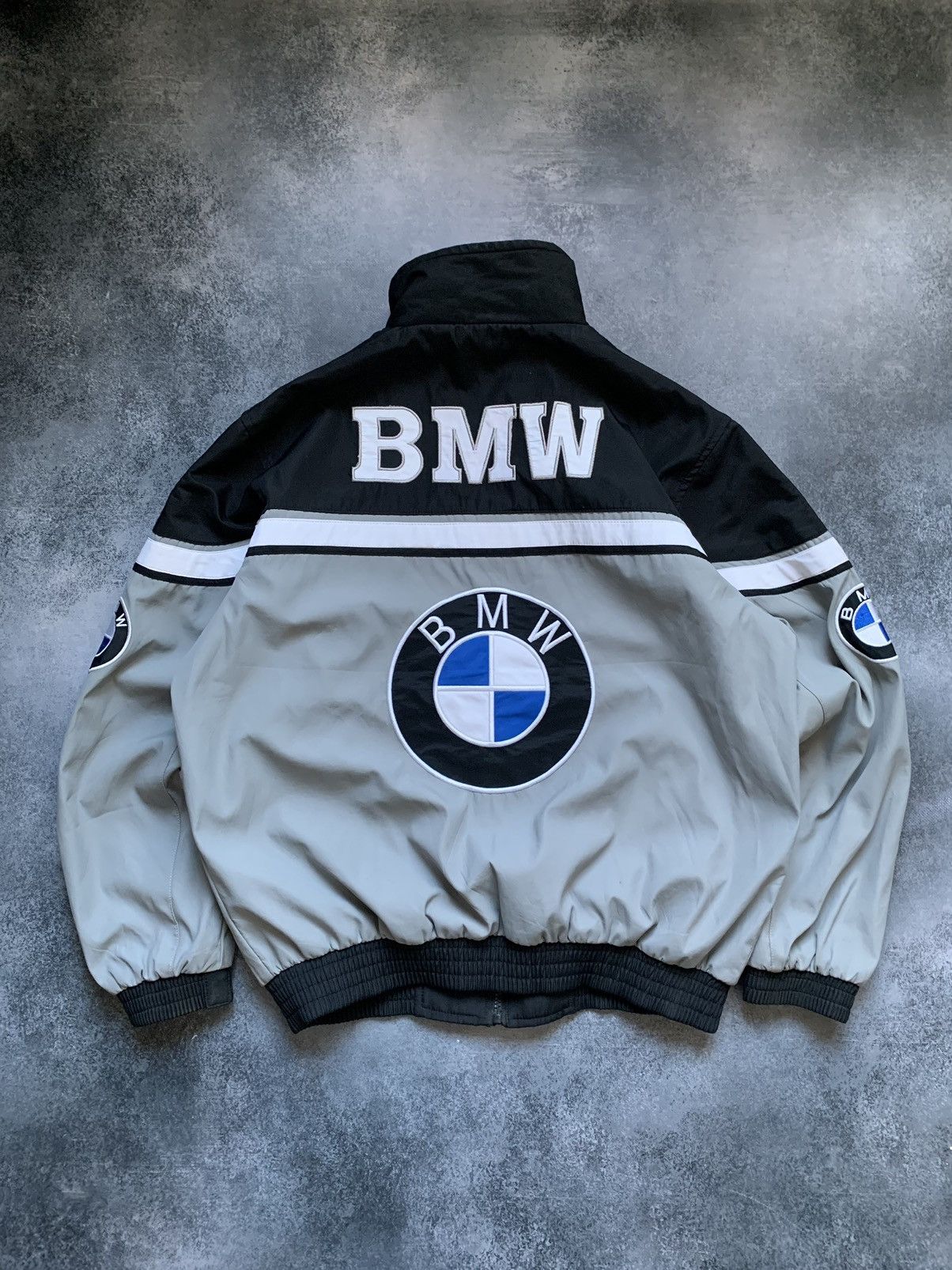 BMW × Vintage BMW RACING Bomber Jacket Michelin 2-Sided Size US M / EU 48-50 / 2 - 8 Thumbnail