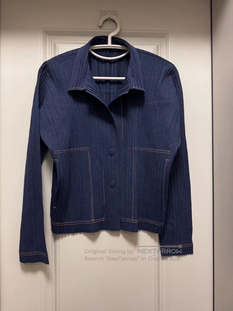 Issey Miyake Issey Miyake Blue Coat Size XL / US 12-14 / IT 48-50 - 2 Thumbnail
