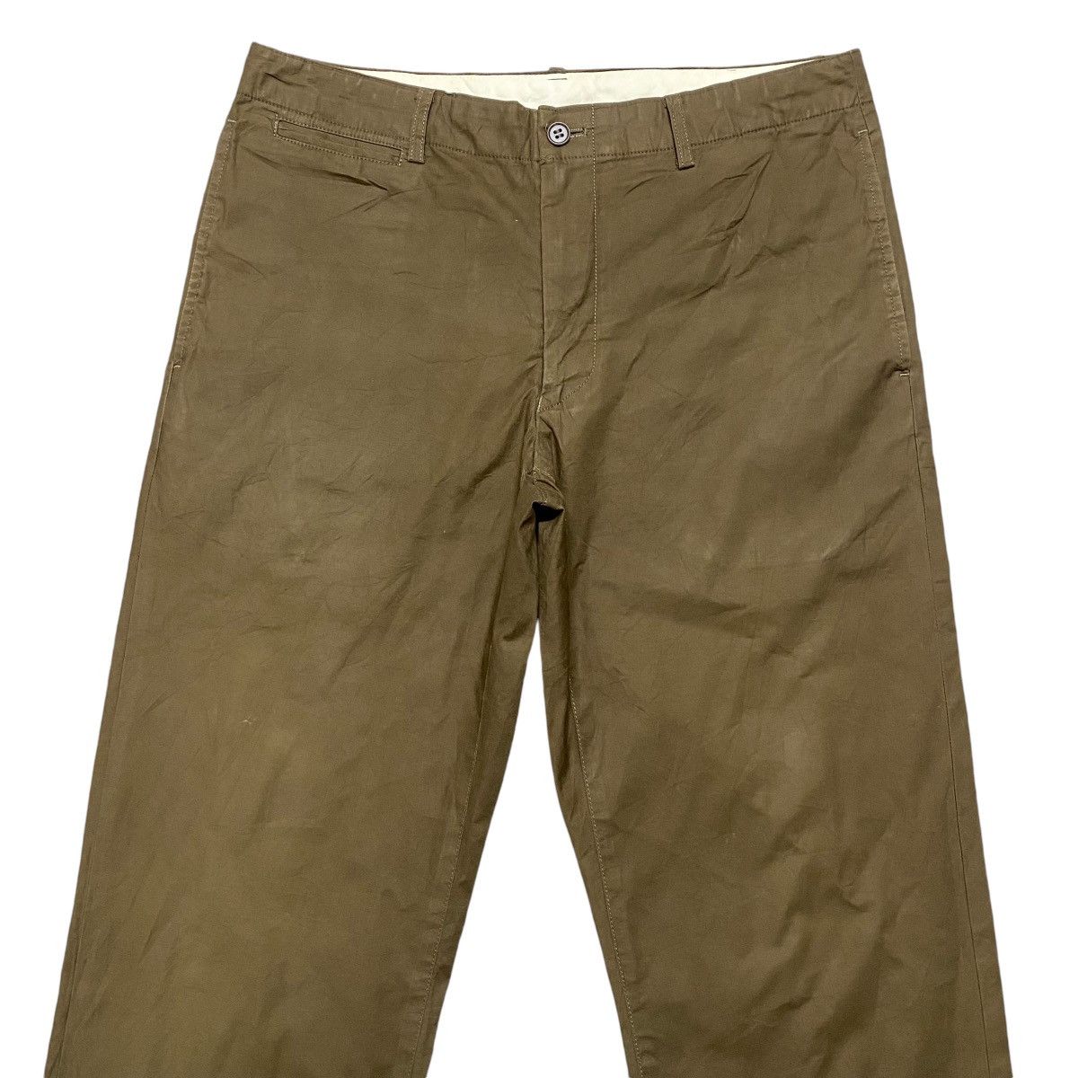 Yohji Yamamoto A.A.R Yohji Yamamoto Chinos Pant Brown Size US 31 - 3 Thumbnail