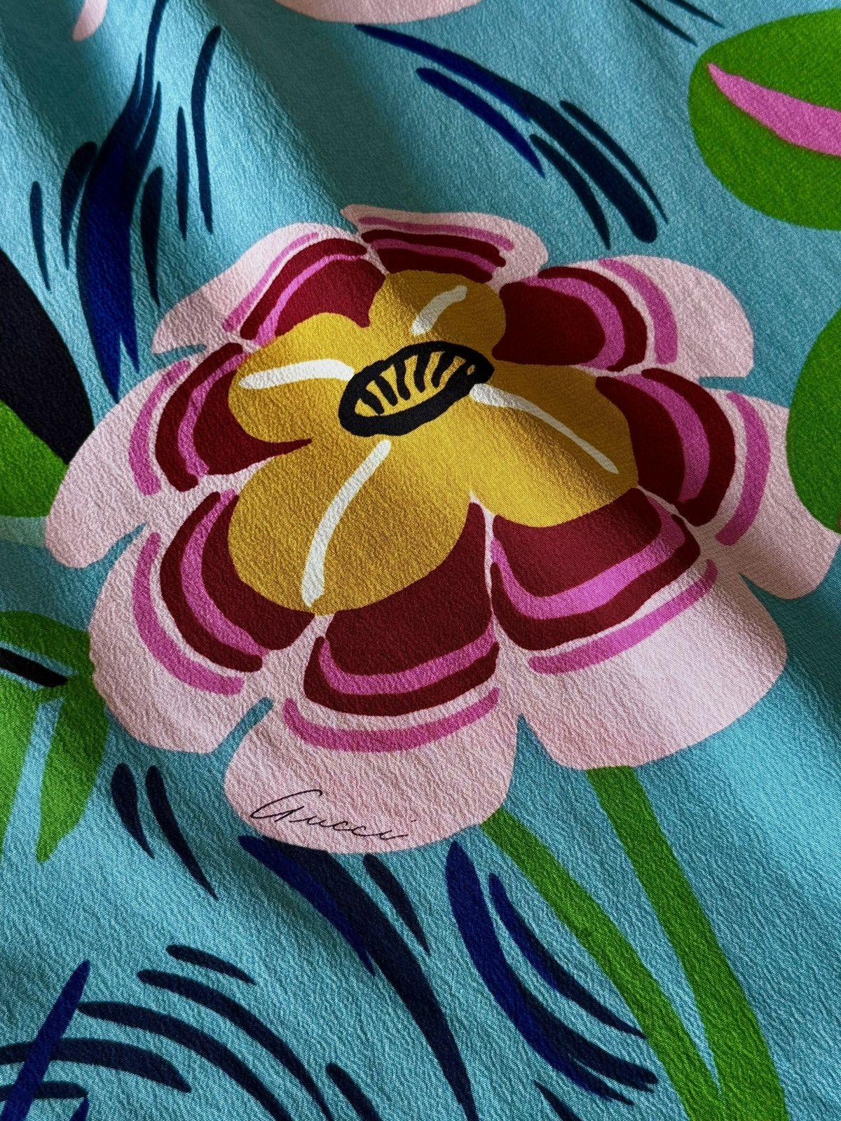 Gucci Gucci - Tom Ford - SS1999 - Tropical Flower Skirt Size 27" / US 4 / IT 40 - 15 Thumbnail
