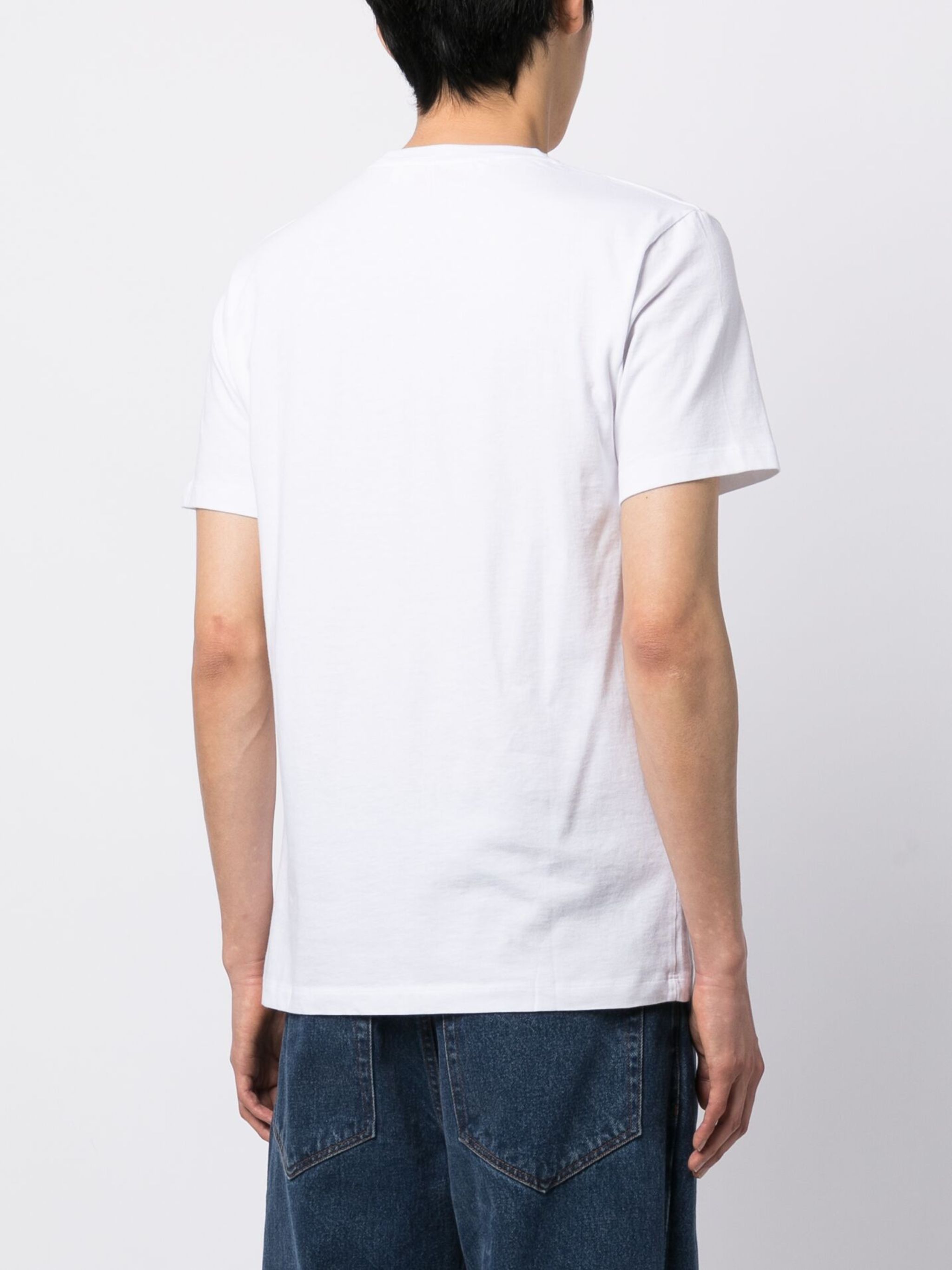 Off-White o1gr1nt1124 Paint Mirror Slim S/S T-Shirt in White Size US S / EU 44-46 / 1 - 4 Thumbnail