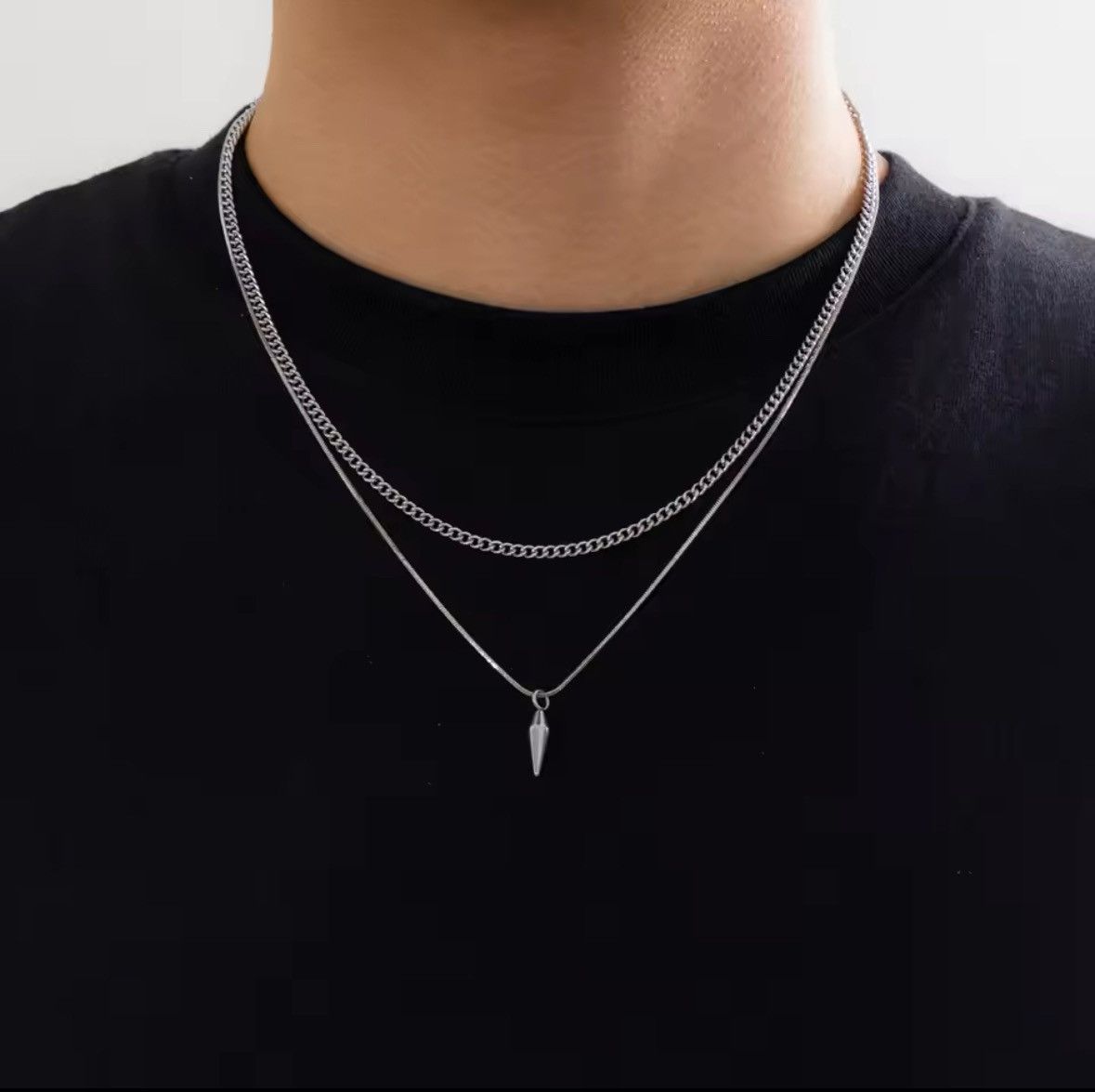 Other 2pcs/set Stainless Steel Metal Rivet Pendant Size ONE SIZE - 1 Thumbnail