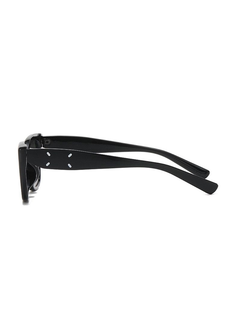 Other Black Round Frame Grey Lens Polarized Sunglasses Size ONE SIZE - 3 Thumbnail