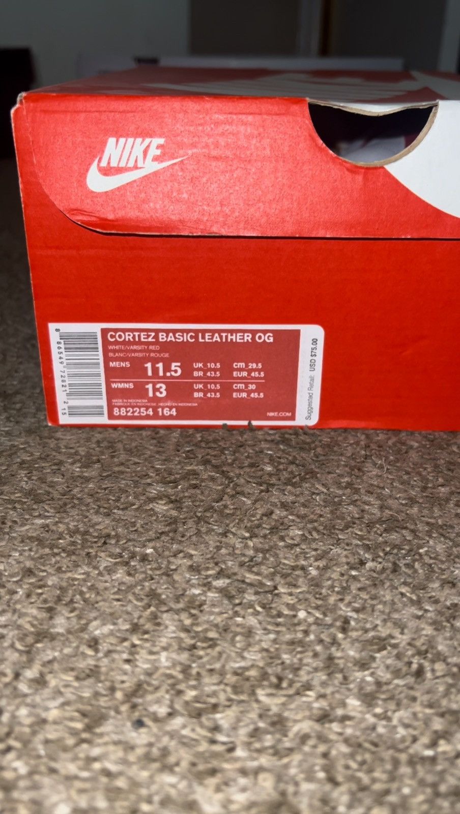 Nike Forest gump Cortez Size US 11.5 / EU 44-45 - 10 Thumbnail