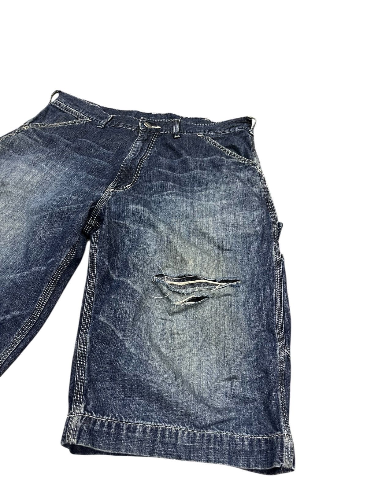Carhartt CARHARTT DENIM CARPENTER SHORT PANTS Size US 36 / EU 52 - 2 Thumbnail
