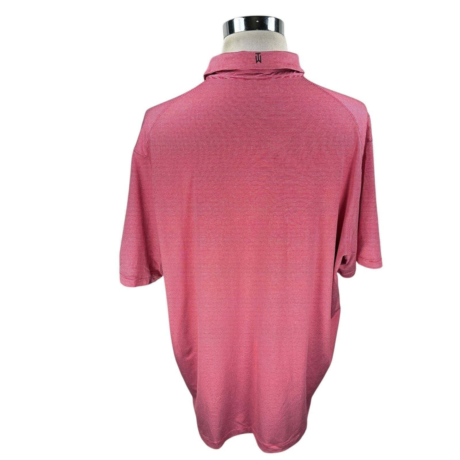 Nike Nike Tiger Woods Collection Snap Polo Shirt Men's 2XL Red Size US XXL / EU 58 / 5 - 5 Thumbnail