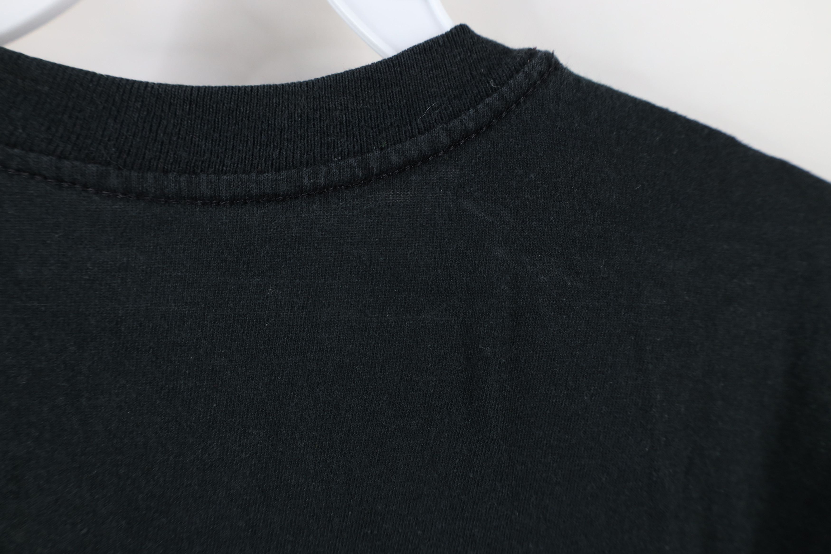 Vintage Vintage 90s Streetwear Blank Pocket T-Shirt Black Cotton Size US M / EU 48-50 / 2 - 9 Thumbnail