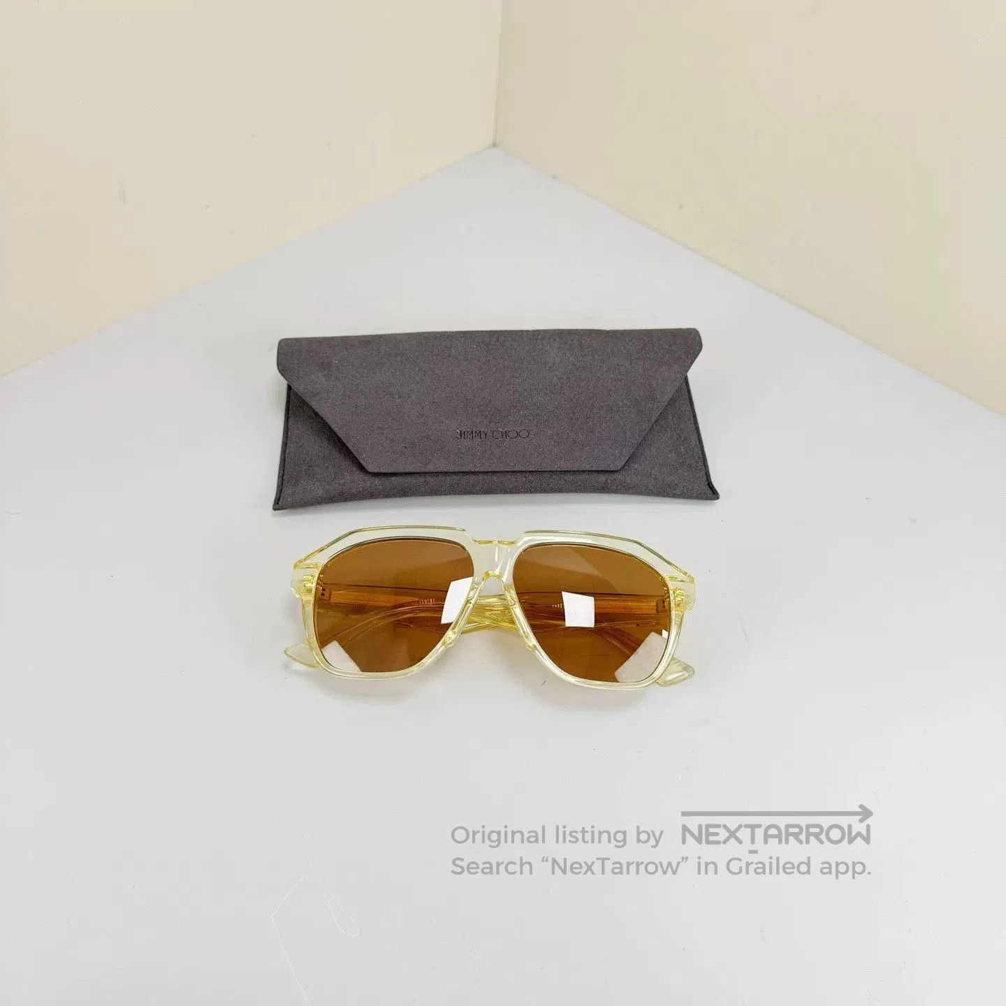 Bottega Veneta Bottega Veneta Gold Letter Sunglasses. Size ONE SIZE - 1 Thumbnail