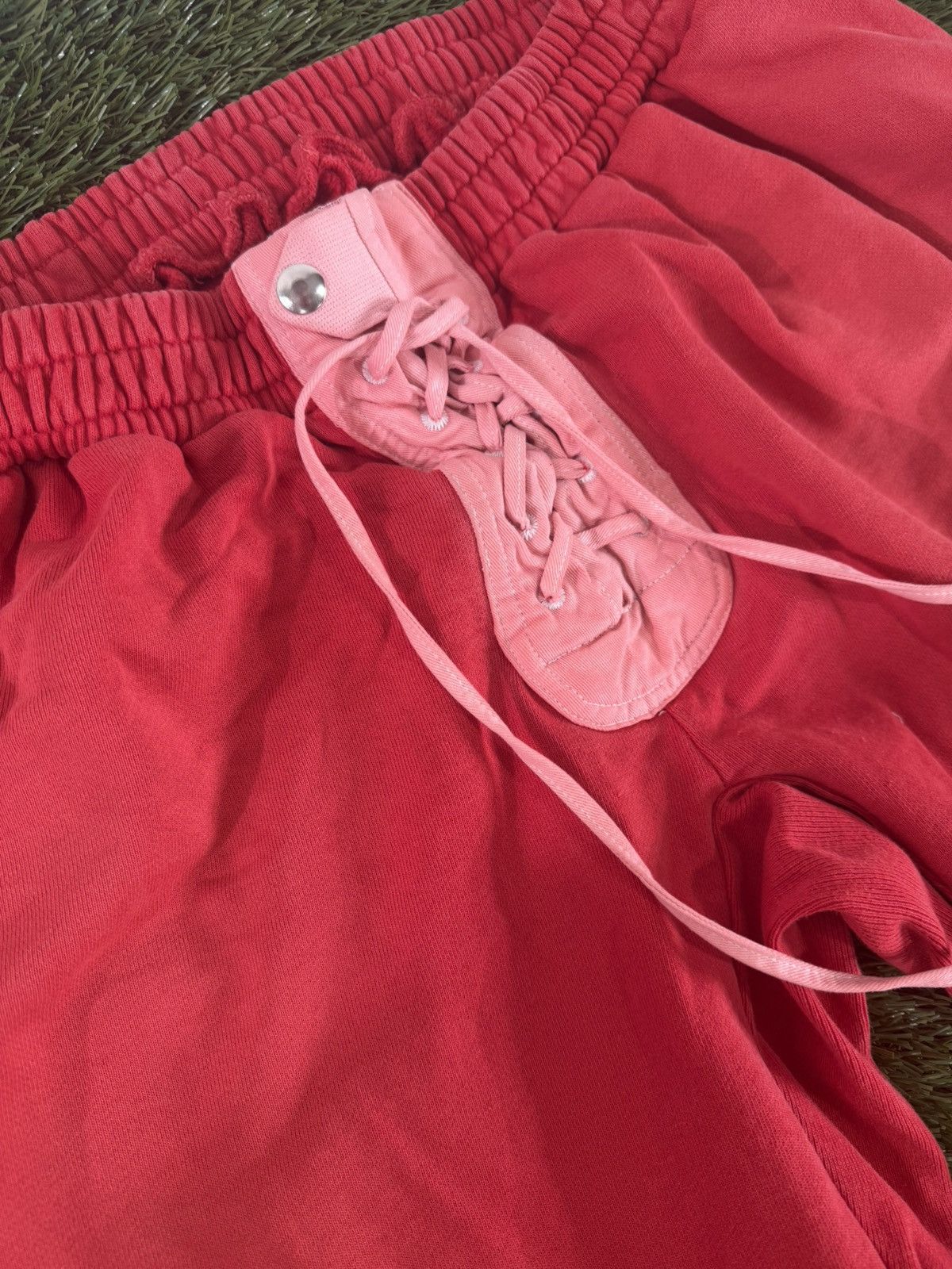 Other Second Self Lace-Up Sweatpants (Red) – Size XL Size US 38 / EU 54 - 3 Thumbnail