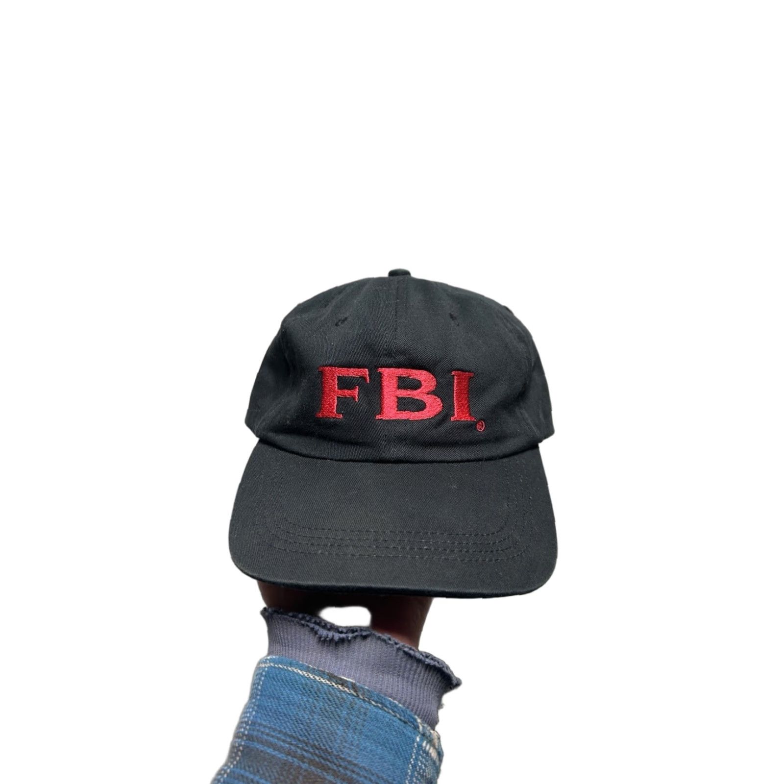 Vintage VINTAGE strapback hat cap FBI farm bureau insurance black red adjustable Size ONE SIZE - 1 Thumbnail