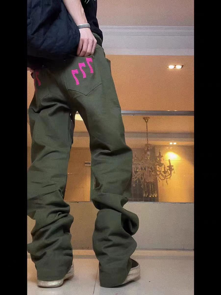 Japanese Brand × Vintage Street Hip Hop Casual Embroidered Workwear Trousers Size US 30 / EU 46 - 4 Thumbnail