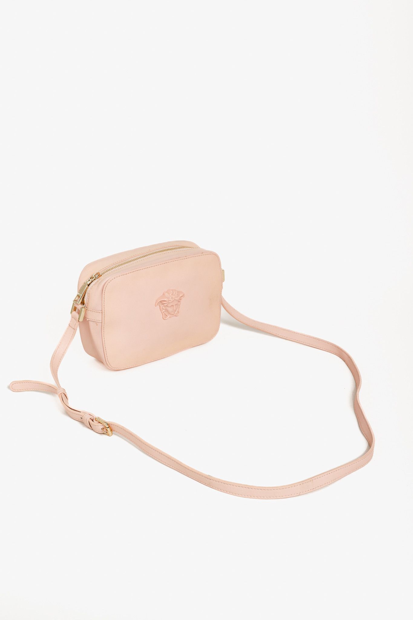 Versace Versace Palazzo Medusa Pink Leather Crossbody Camera Bag Size ONE SIZE - 6 Thumbnail