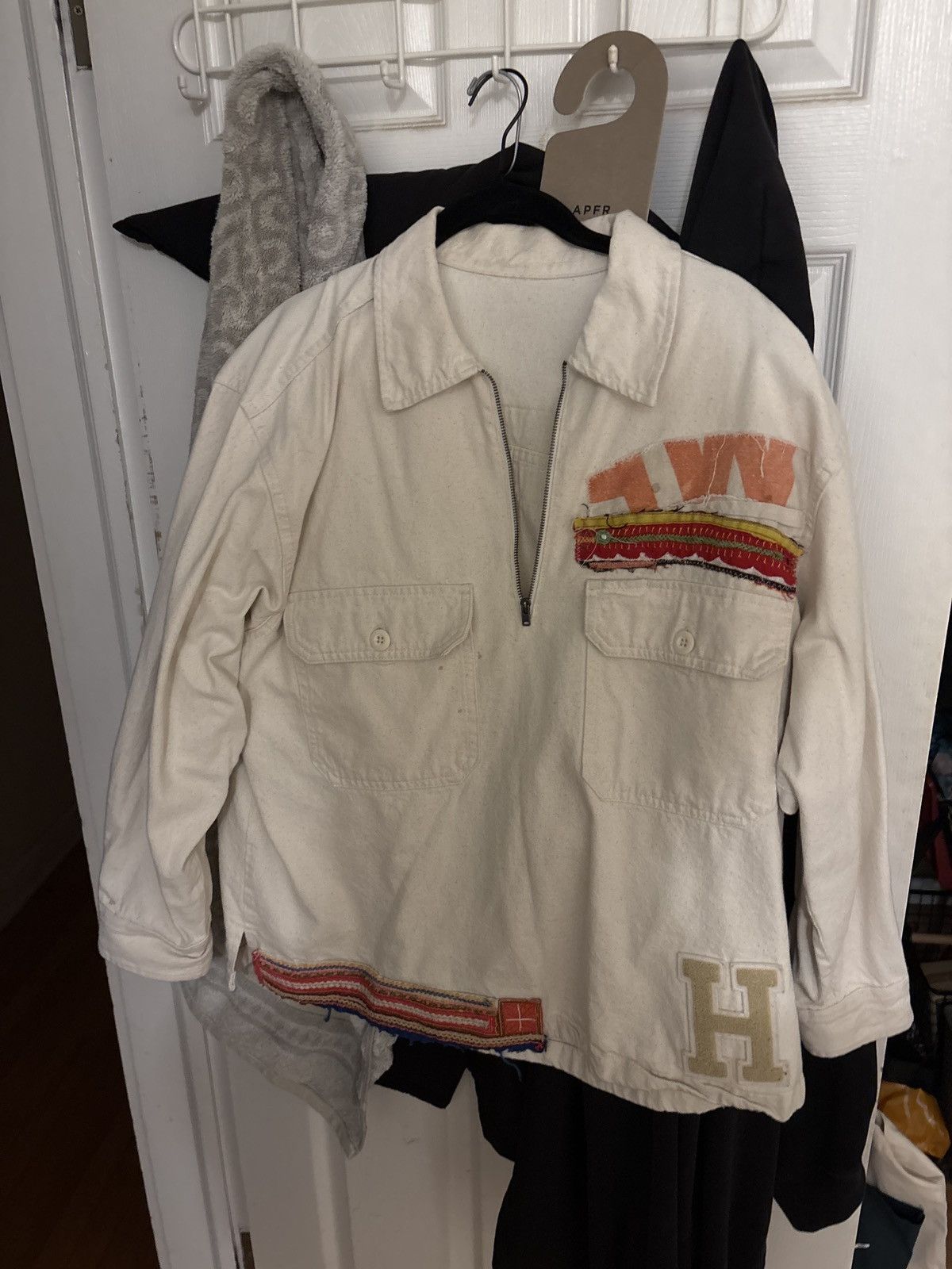 Japanese Brand Vintage Japanese Patchwork Zip Shirt – Tokyo Find Size US L / EU 52-54 / 3 - 1 Thumbnail