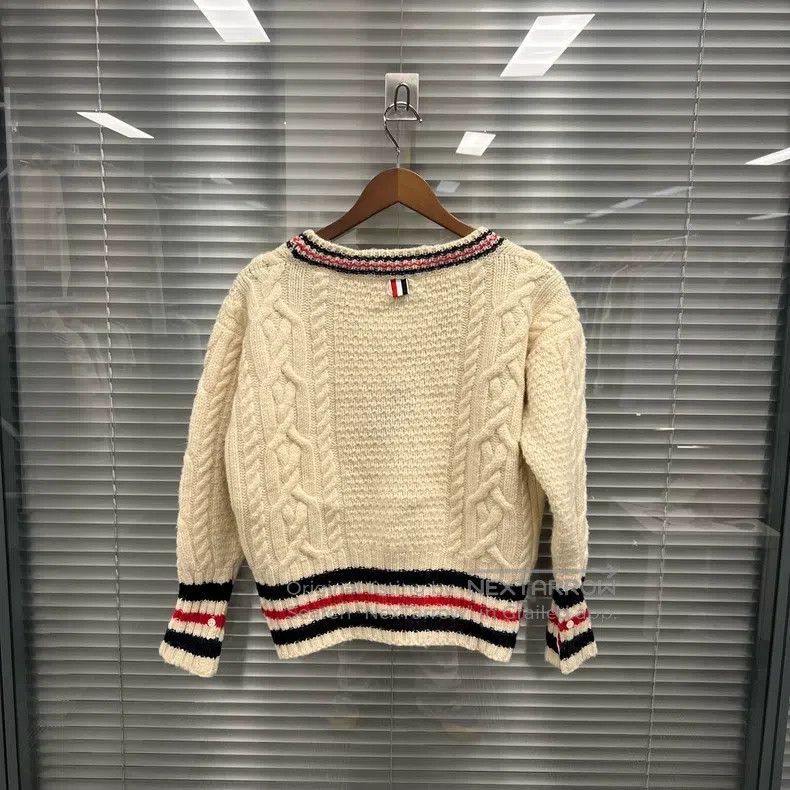 Thom Browne Thom Browne Colorblock Wool Open Cardigan Size US M / EU 48-50 / 2 - 2 Thumbnail