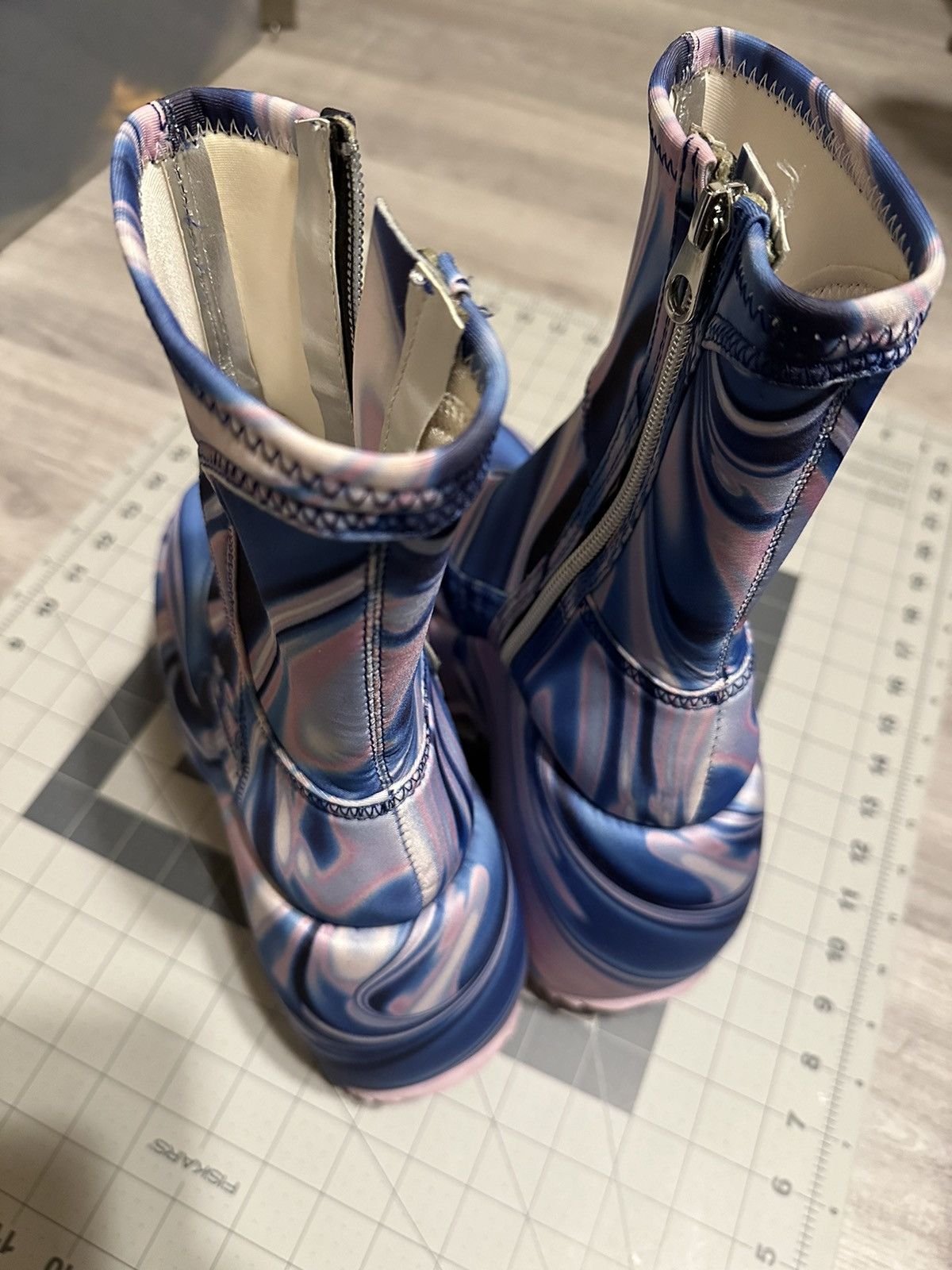 Dolls Kill Soul Vibration Platform Boots Size US 8 / IT 38 - 2 Thumbnail