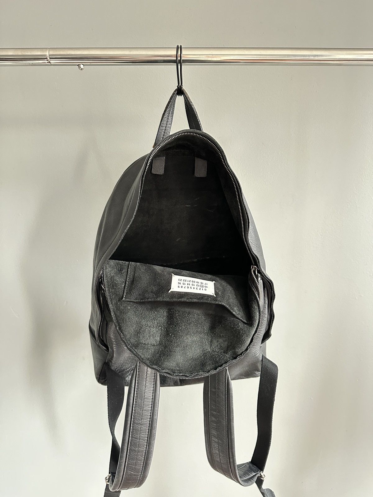 Maison Margiela Maison Martin Margiela Black Leather Backpack 2015 Size ONE SIZE - 3 Thumbnail