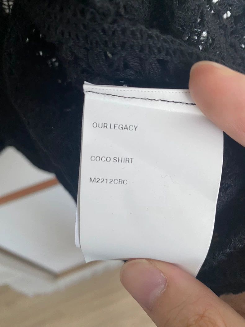 Our Legacy our legacy size 50 Hollow-in lace shirt 2502-Nextarrow Size US M / EU 48-50 / 2 - 5 Thumbnail