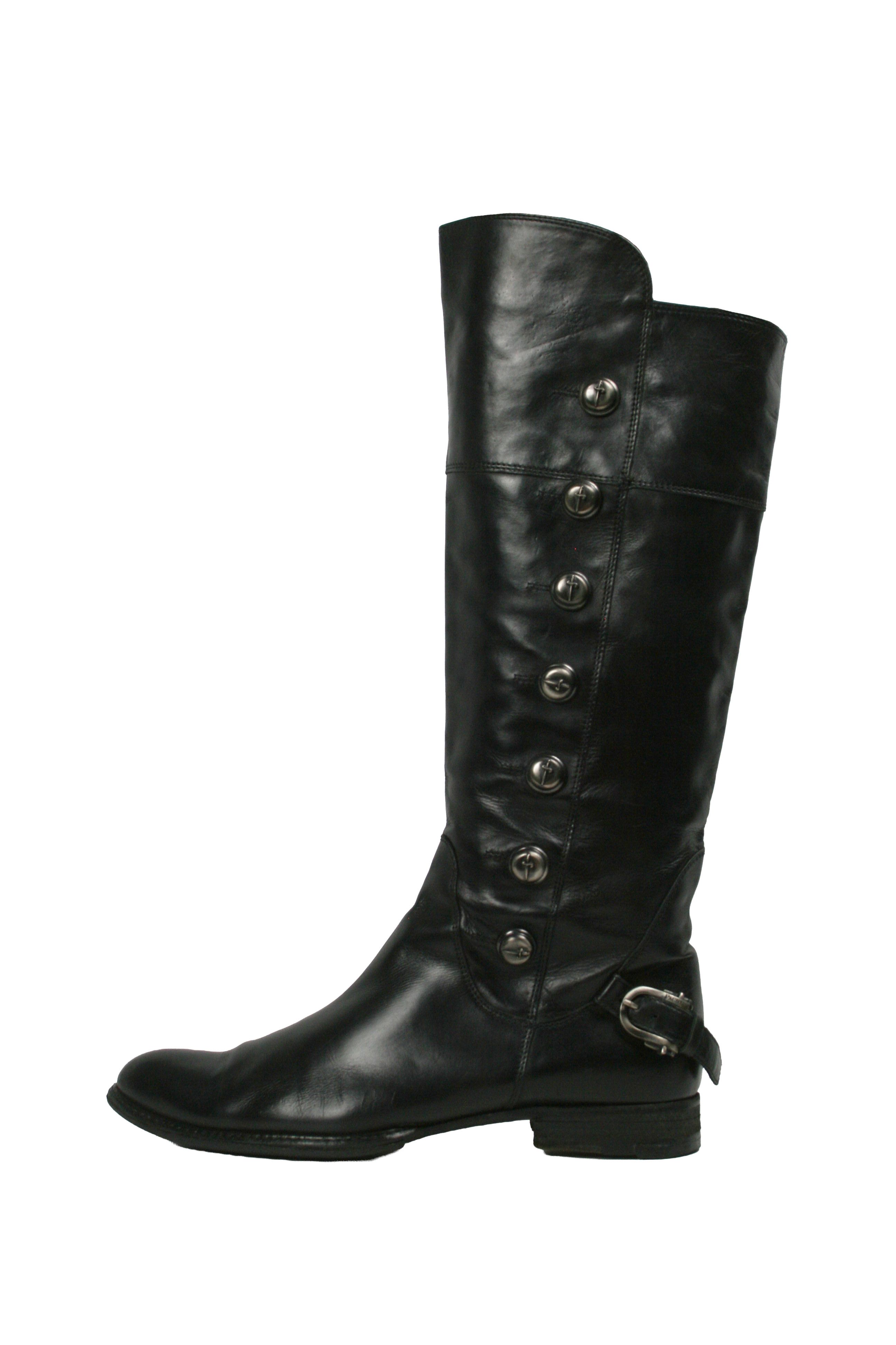 Paciotti 00S Knight Renaissance Knee High Y2K Boots Vintage Size US 7 / IT 37 - 2 Thumbnail